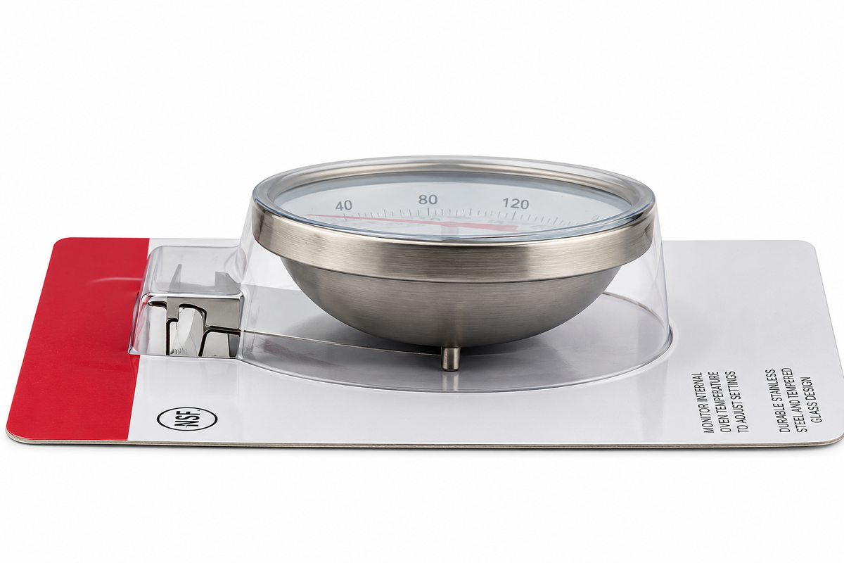 KitchenAid Stainless Steel Oven Thermometer, 40°C to 320°C, KQ903G