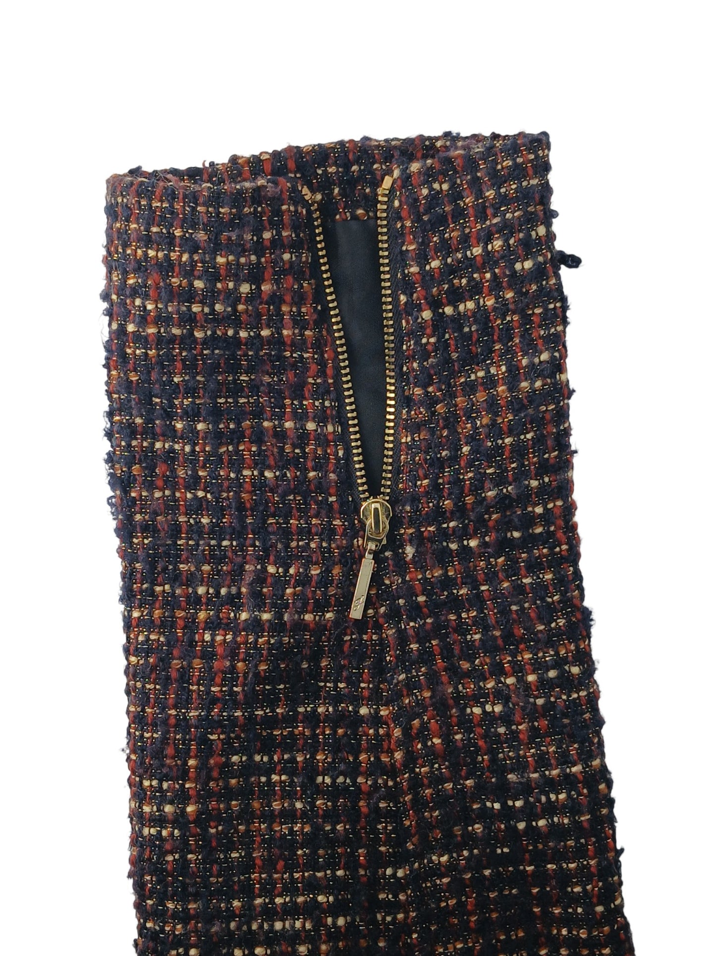 Department Store UK Jasper Conran multicolour textured bouclé jacket sleeve with gold zip detail