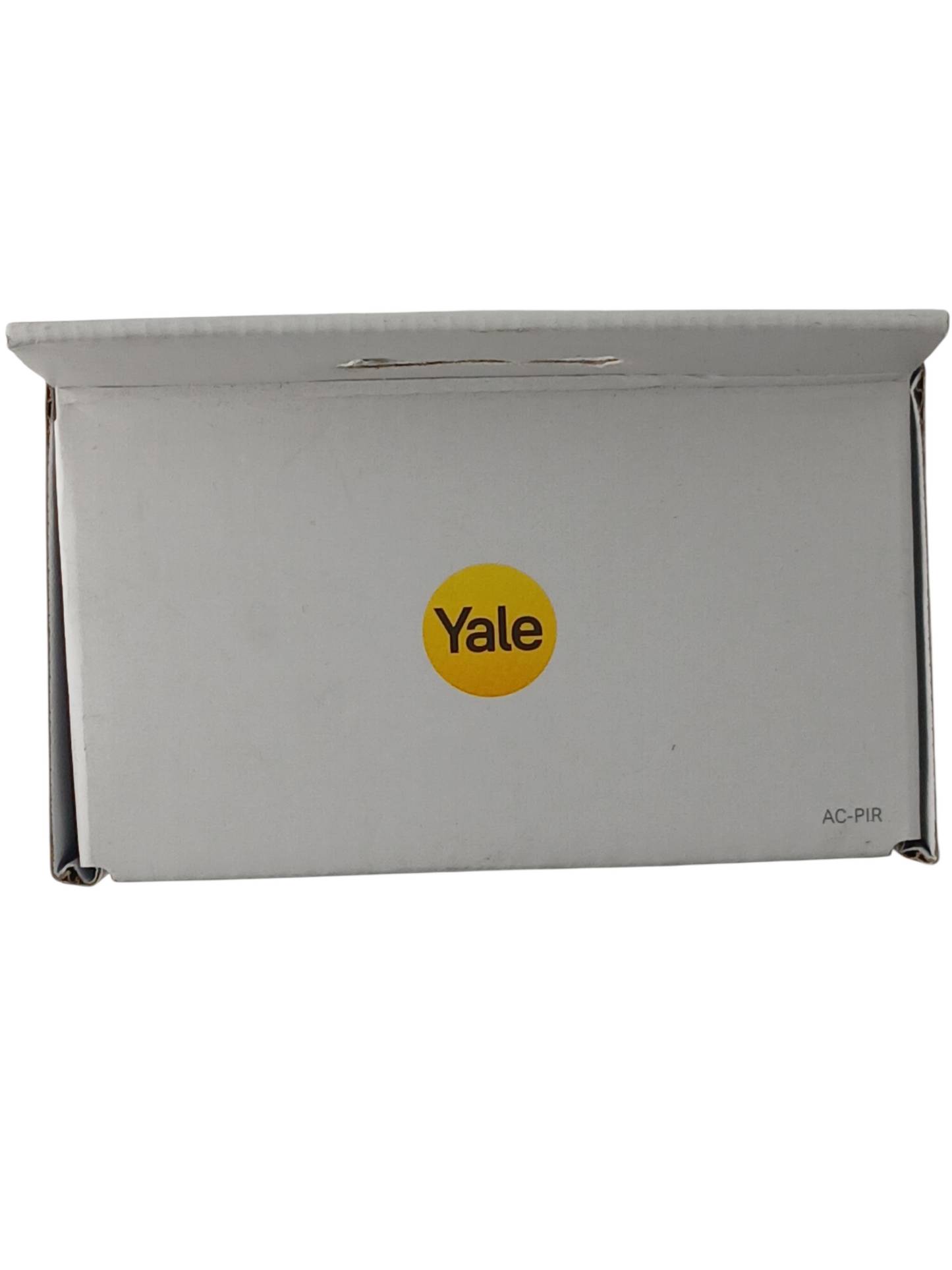 Department Store UK Yale smart home motion detector in white retail packaging with yellow brand logo