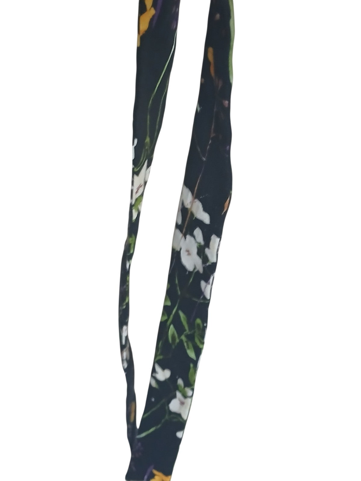 Department Store UK Karen Millen black floral fit and flare dress label detail
