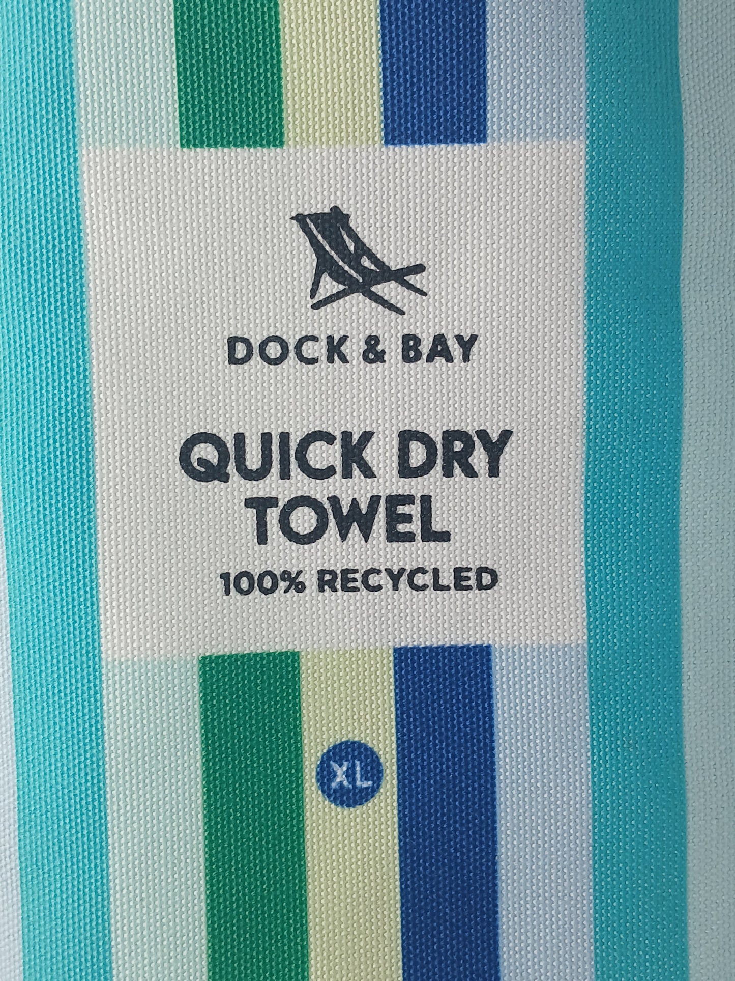 Dock & Bay Quick Dry Beach Towel, XL, Cool Lagoon