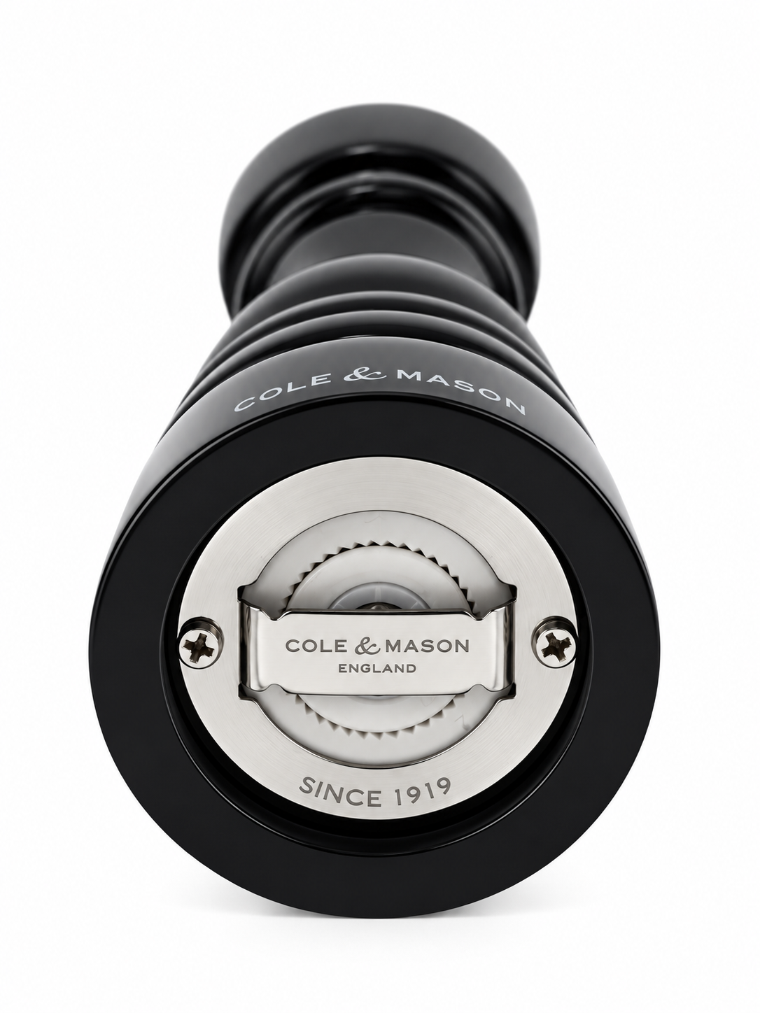 Cole & Mason London 180mm Salt & Pepper Mill Set, High Gloss Black