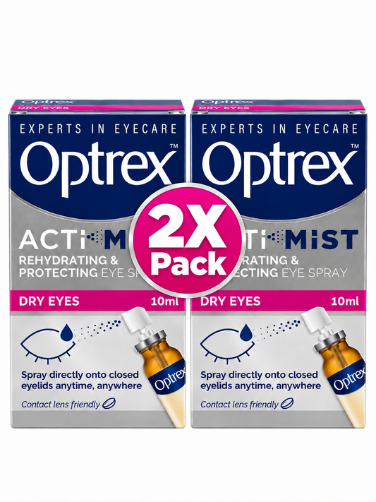 Optrex ActiMist Rehydrating & Protecting Eye Spray, Twin Pack