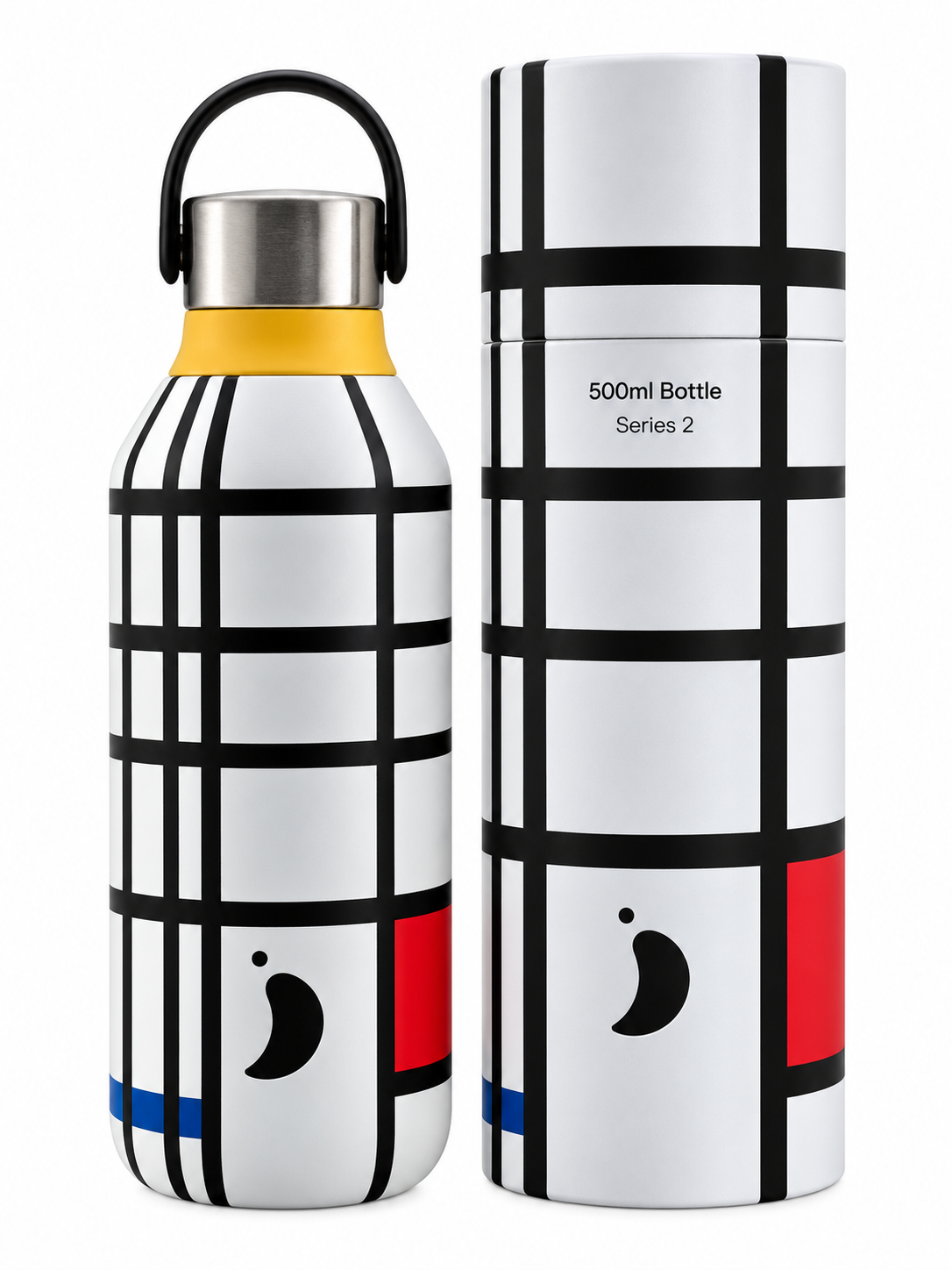 Chilly's x Tate Piet Mondrian Series 2 Insulated Water Bottle 500ml