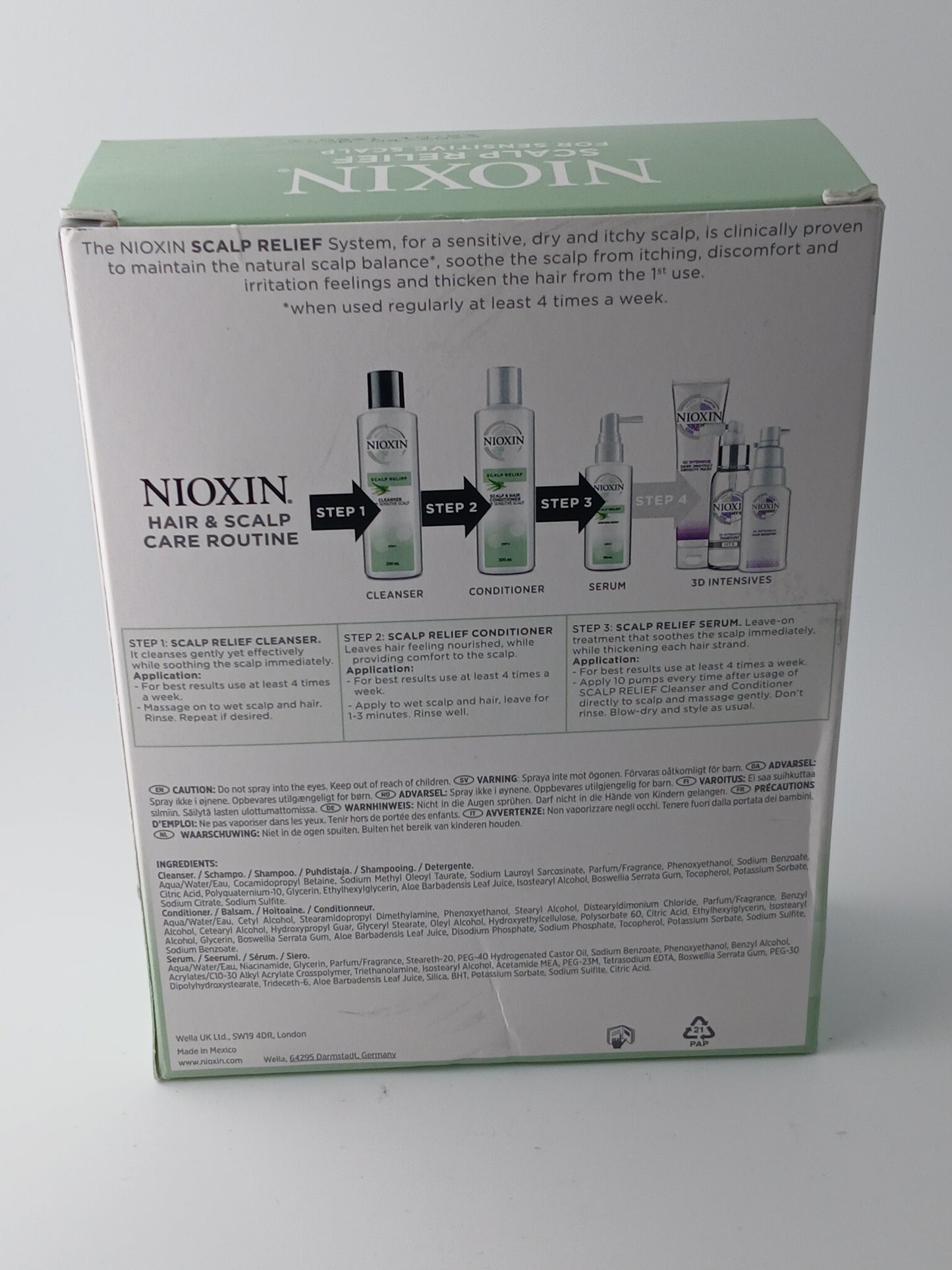 NIOXIN Scalp Relief Hair Treatment Set