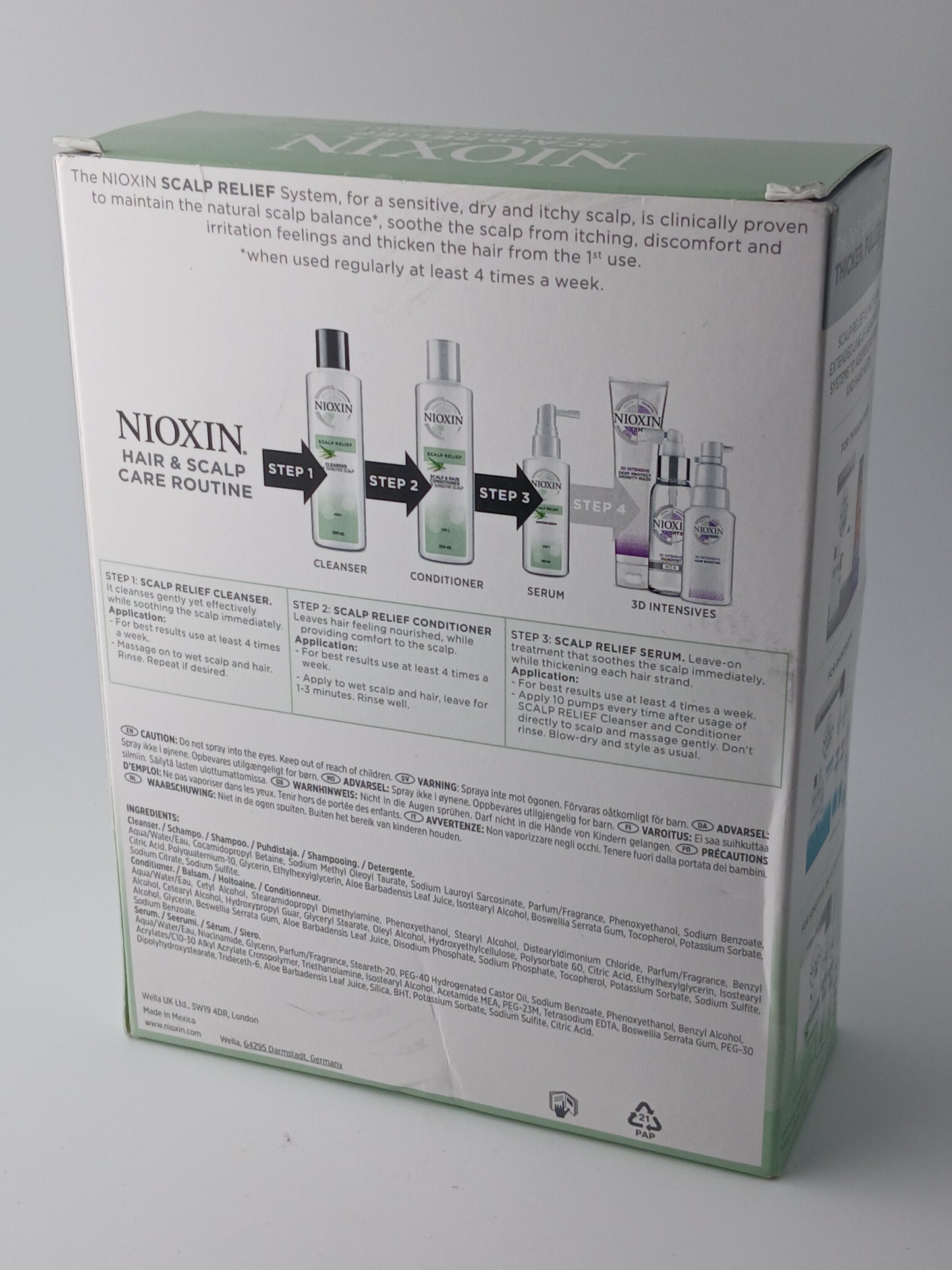 NIOXIN Scalp Relief Hair Treatment Set