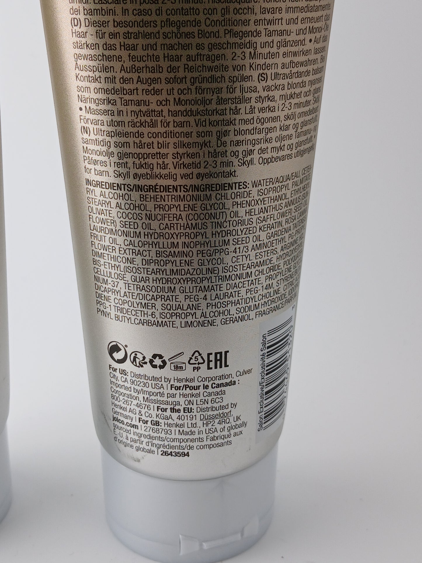 JOICO Blonde Life Brightening Conditioner Twin Pack