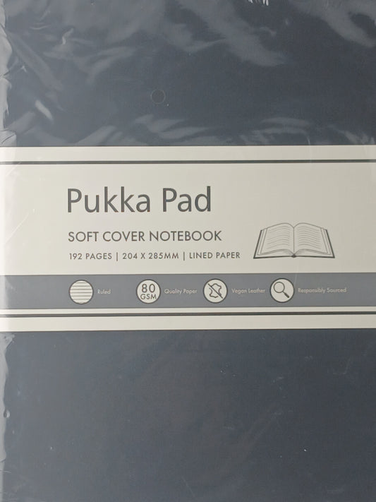 Pukka Pad Soft Cover Notebook, 192 Pages, Ruled
