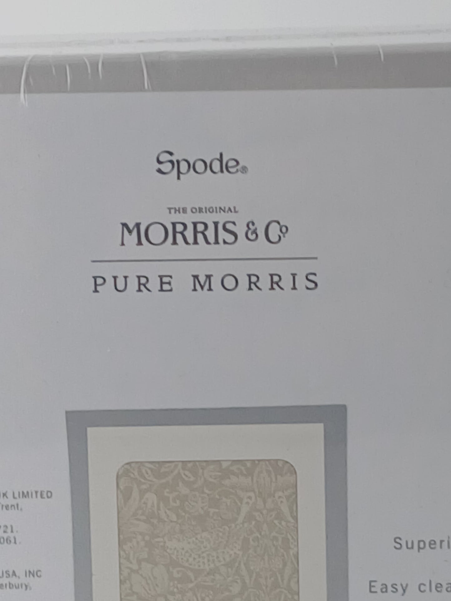 Spode Morris & Co Strawberry Thief Coasters, Set of 6