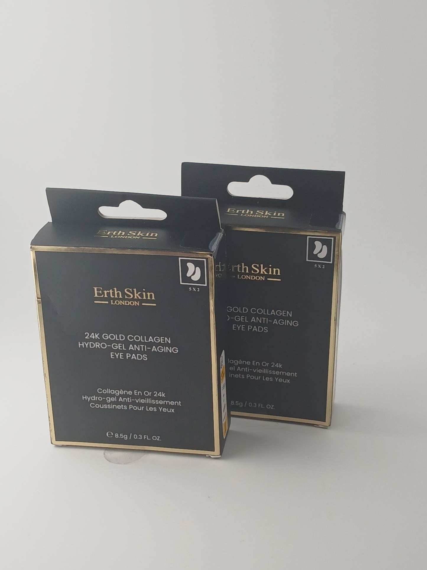 Erth Skin London 24K Gold Collagen Hydro-Gel Eye Pads, Twin Pack of 10