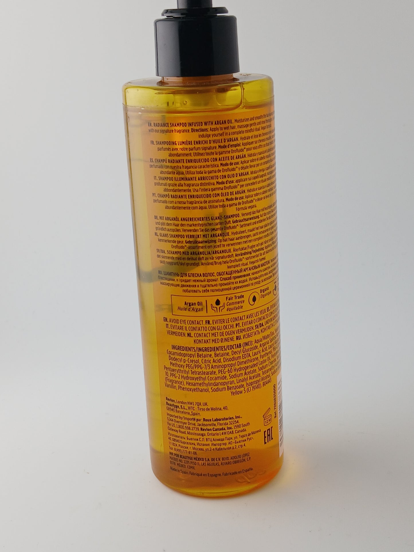 Revlon Professional Orofluido Radiance Argan Shampoo 240ml