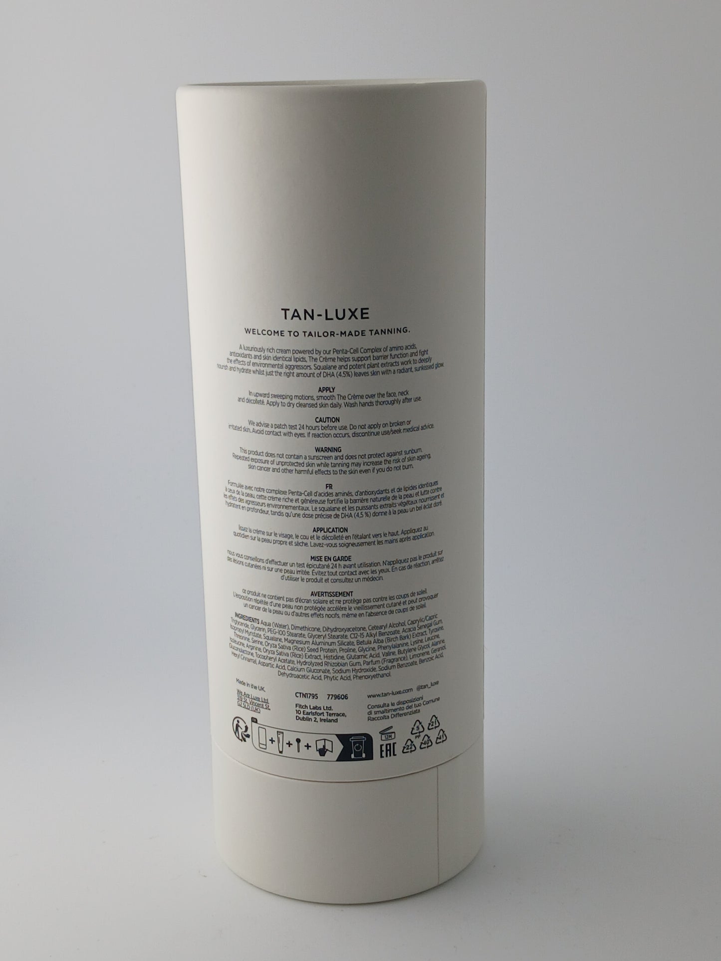TAN-LUXE The Crème, Advanced Hydration Self-Tan Facial Crème, 65ml