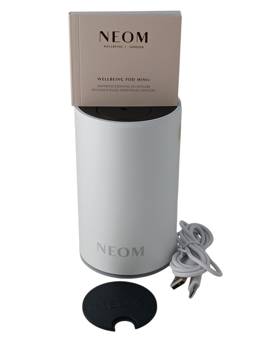 NEOM Wellbeing Pod Mini+ Waterless Essential Oil Diffuser, White