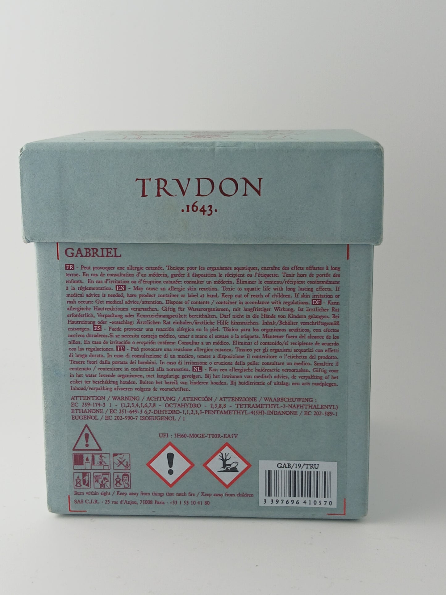 Trudon Gabriel Scented Candle 270g