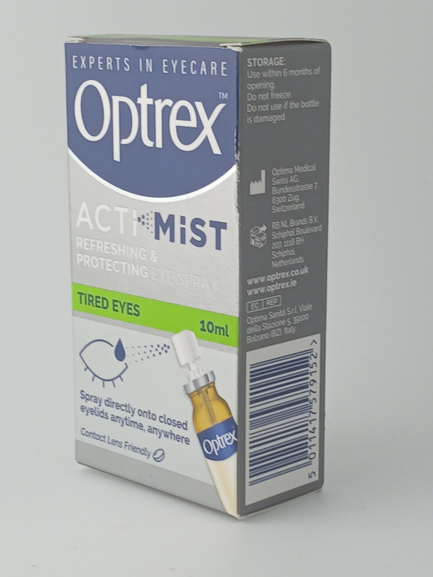 Optrex Actimist Refreshing & Protecting Eye Spray, 2 x 10ml