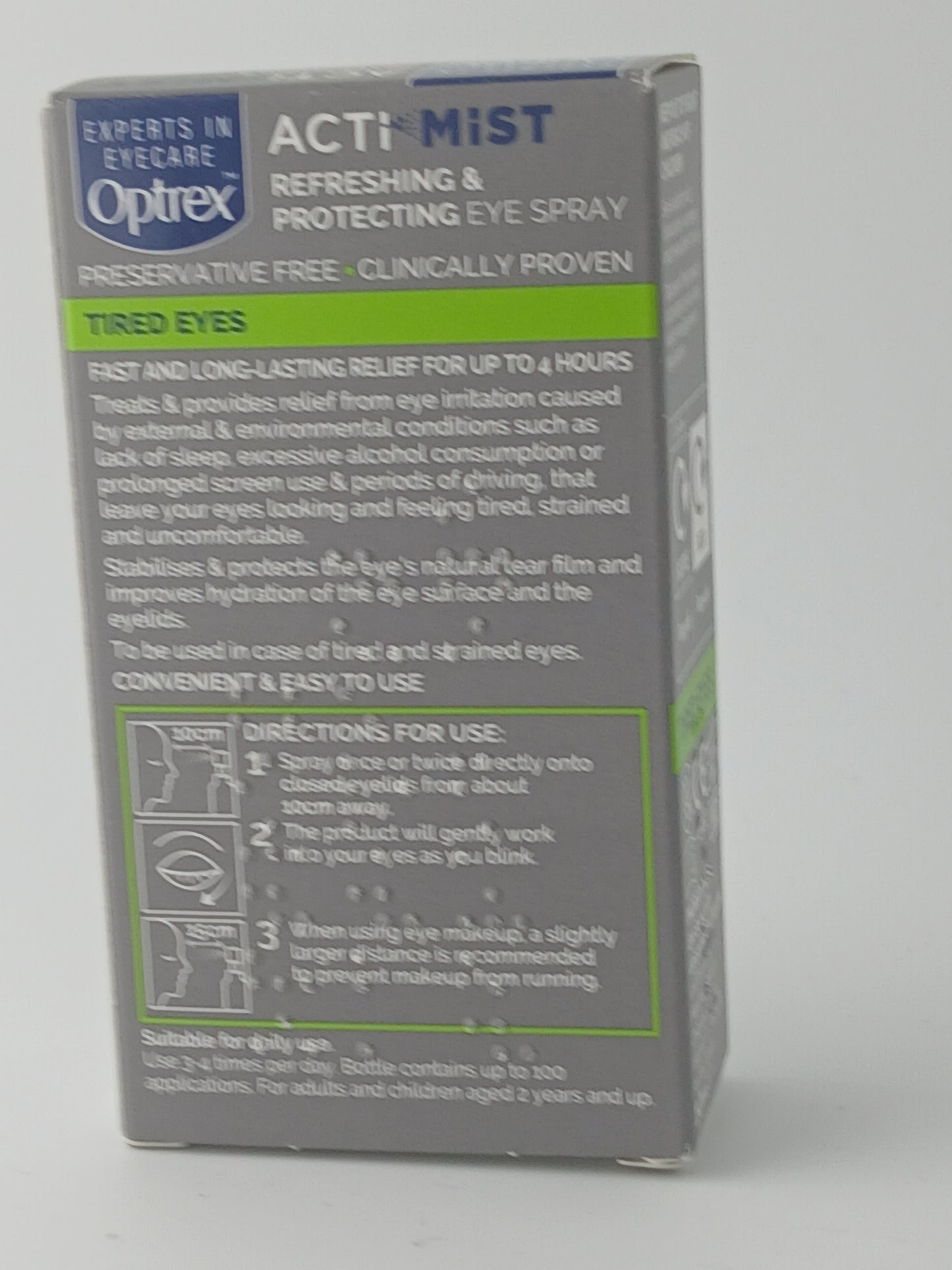 Optrex Actimist Refreshing & Protecting Eye Spray, 2 x 10ml