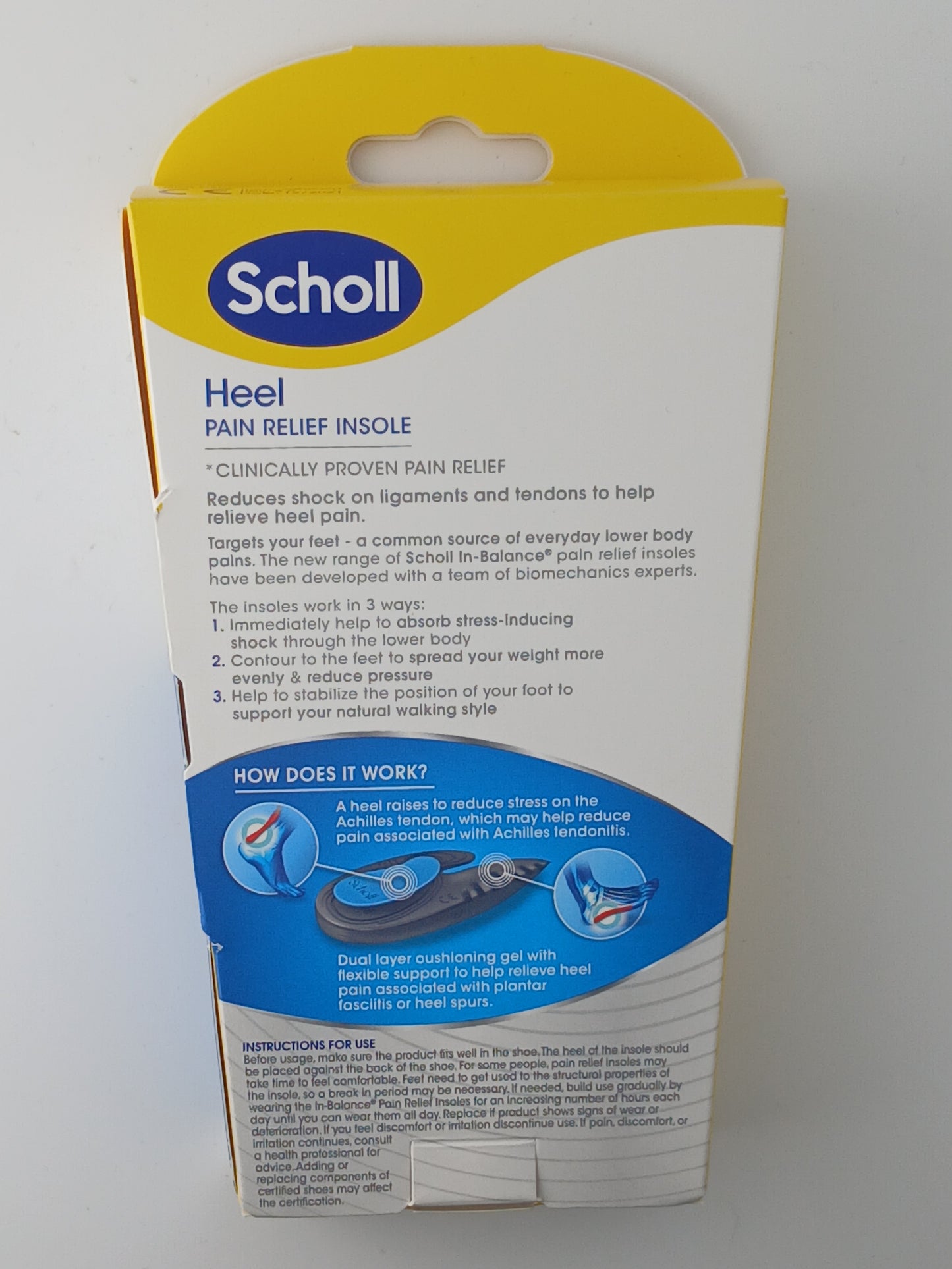 Scholl In-Balance Heel Pain Relief Insole