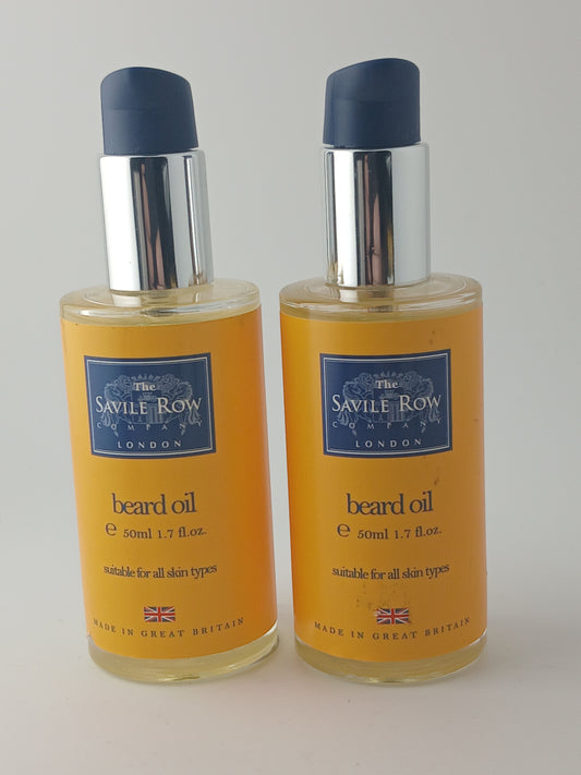 Savile Row London Mayfair Beard Oil, Pack of 2 x 50ml