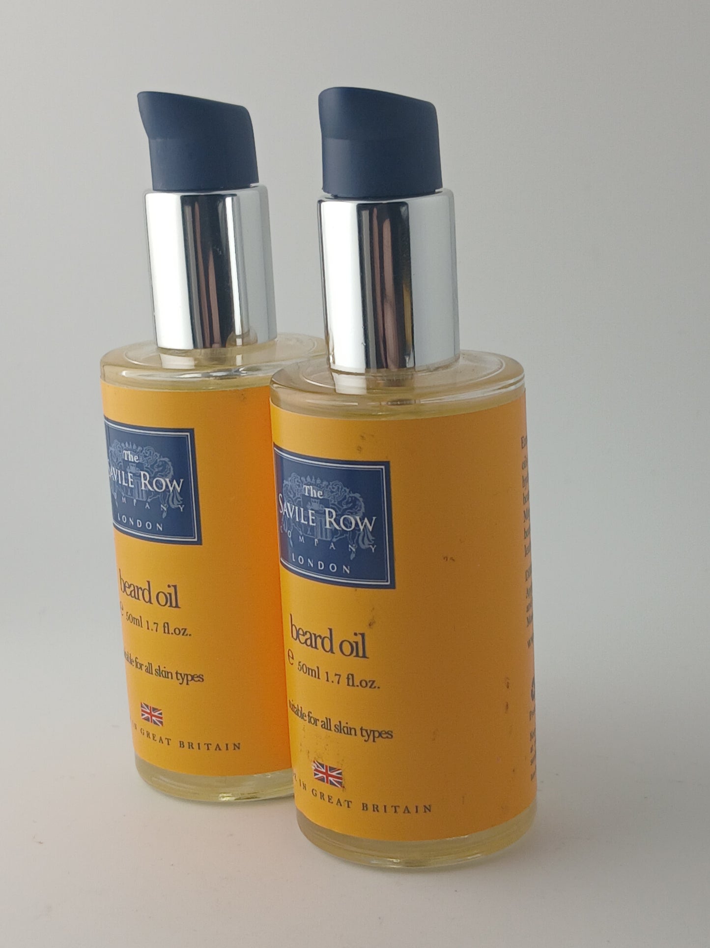 Savile Row London Mayfair Beard Oil, Pack of 2 x 50ml