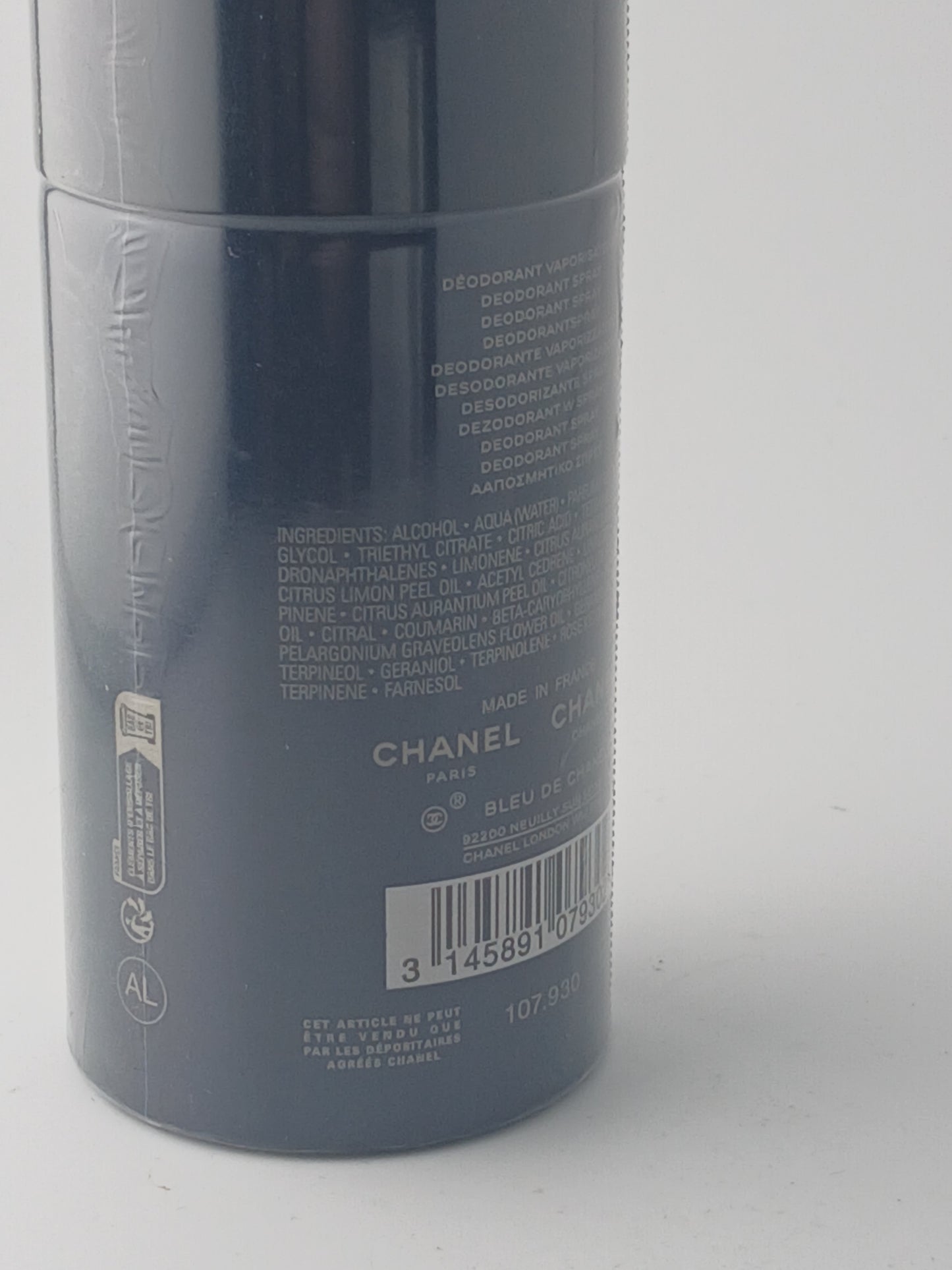 Chanel Bleu De Chanel Deodorant Spray 100ml