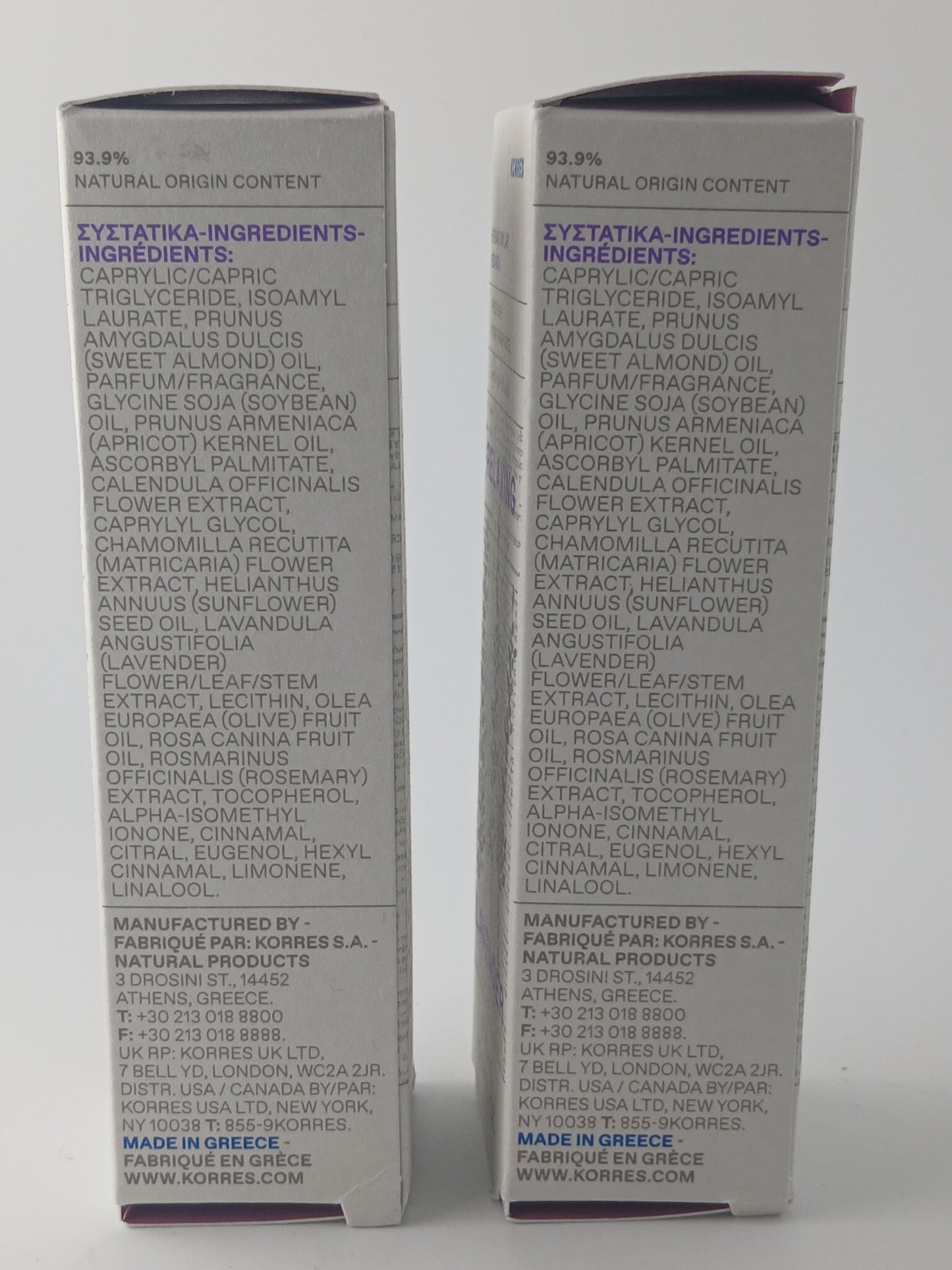 Korres Relaxing Lavender Pressure Point Fragrance, Twin Pack of 10ml