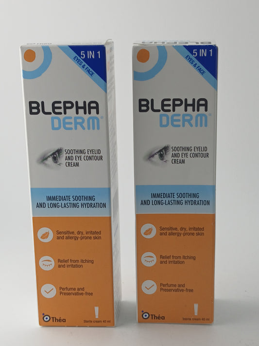 Blephaderm Soothing Eyelid and Eye Contour Cream TWIN PACK - 2X 40ml