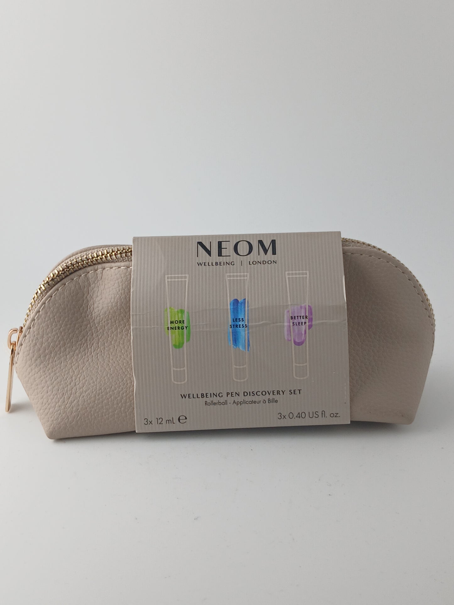 NEOM Wellbeing Pen Discovery Set, Essential Oil Perfume Roll On