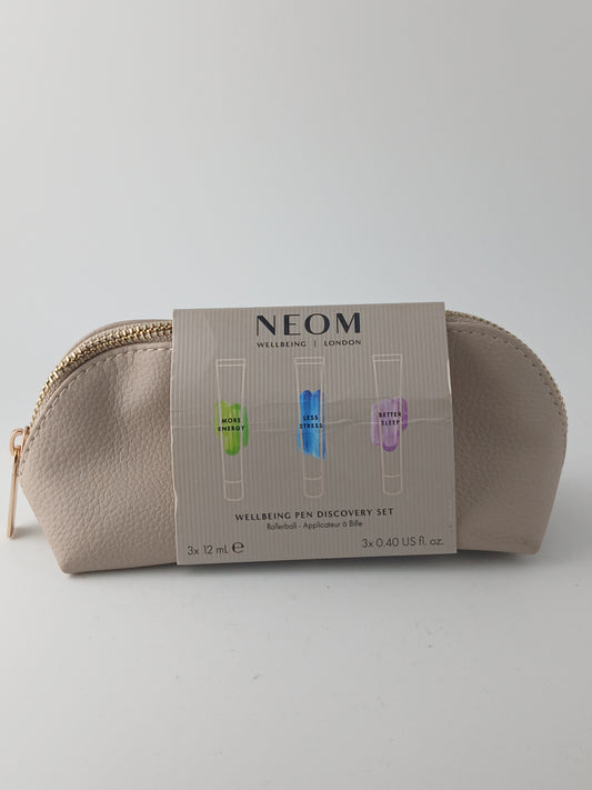 NEOM Wellbeing Pen Discovery Set, Essential Oil Perfume Roll On