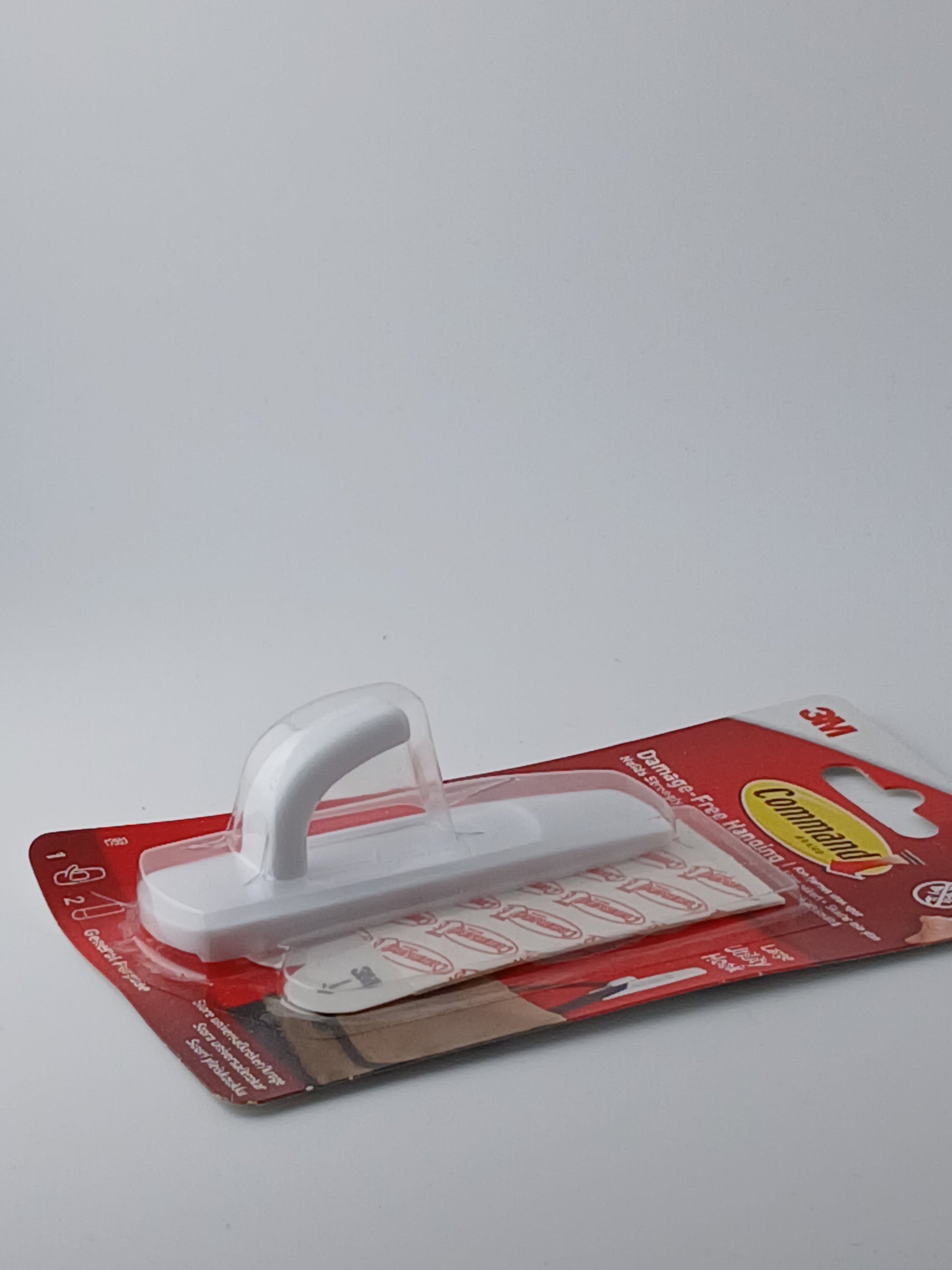 Department Store UK 3M Command large white utility hook in original packaging for damage-free wall mounting.