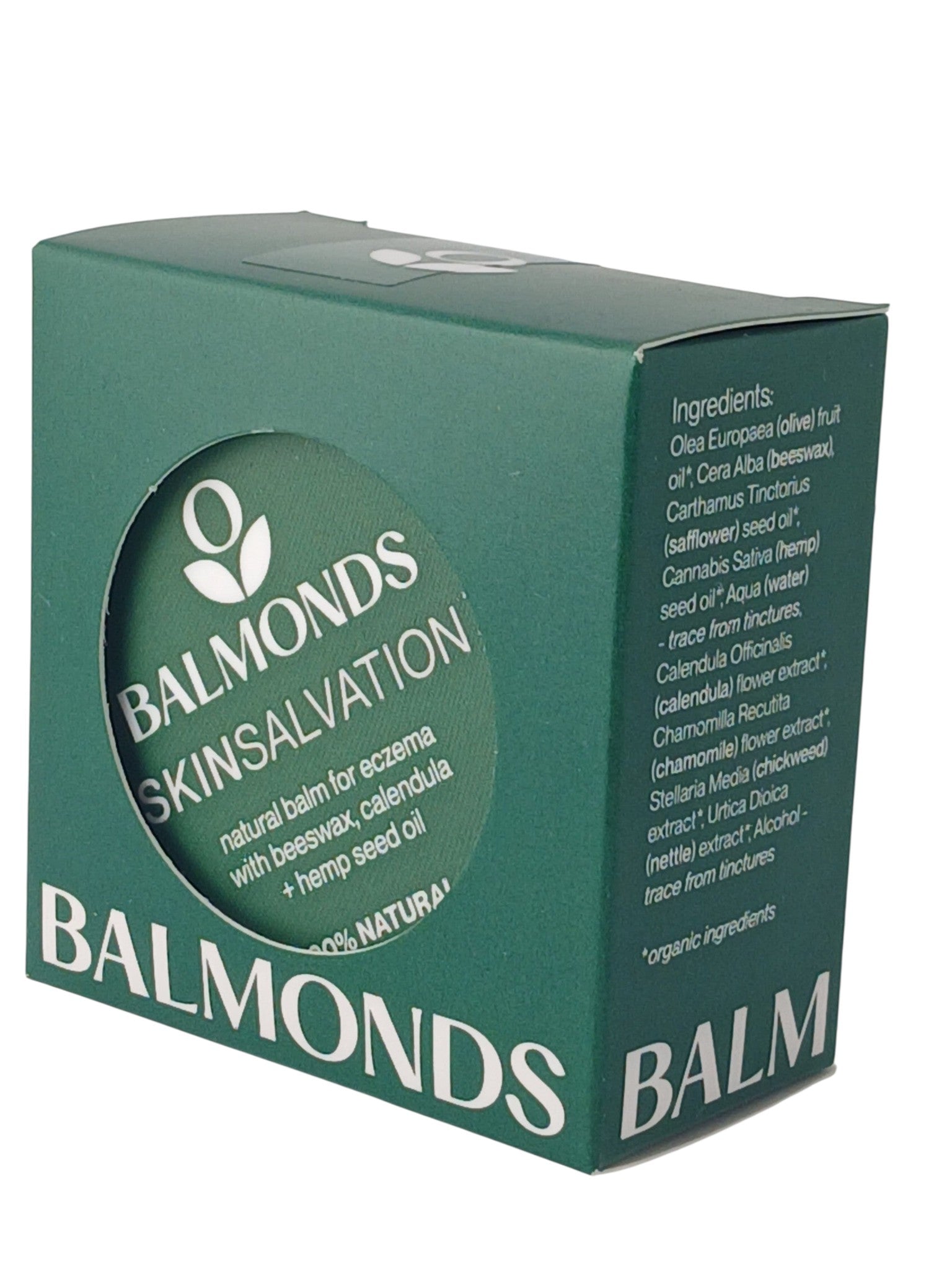Department Store UK Balmonds Skin Salvation natural intensive moisturising balm in a green box for sensitive skin