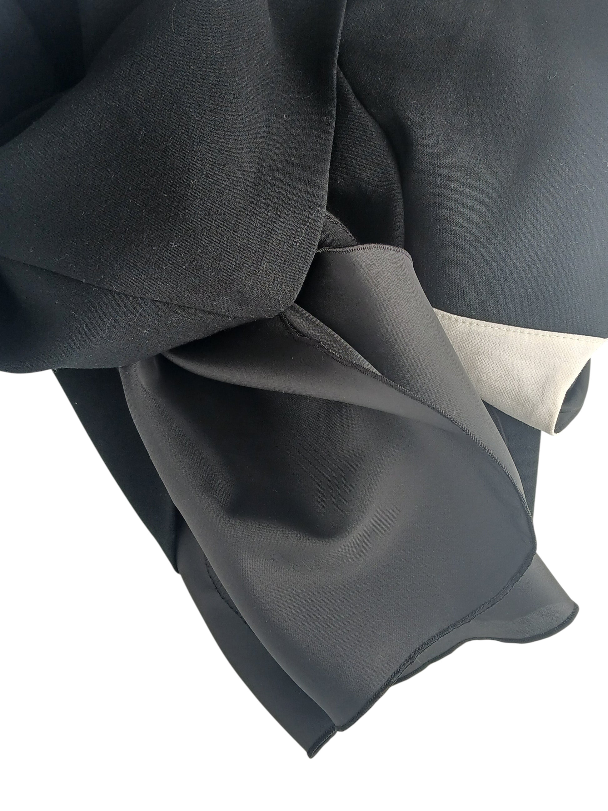 Department Store UK M&S black knee-length pencil dress with belt detail for smart-casual or work wear.