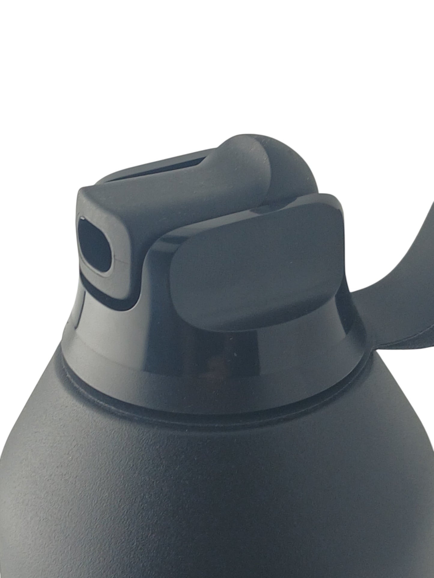 Department Store UK Chilly's Series 2 Midnight water bottle featuring a black flip lid for one-handed drinking.