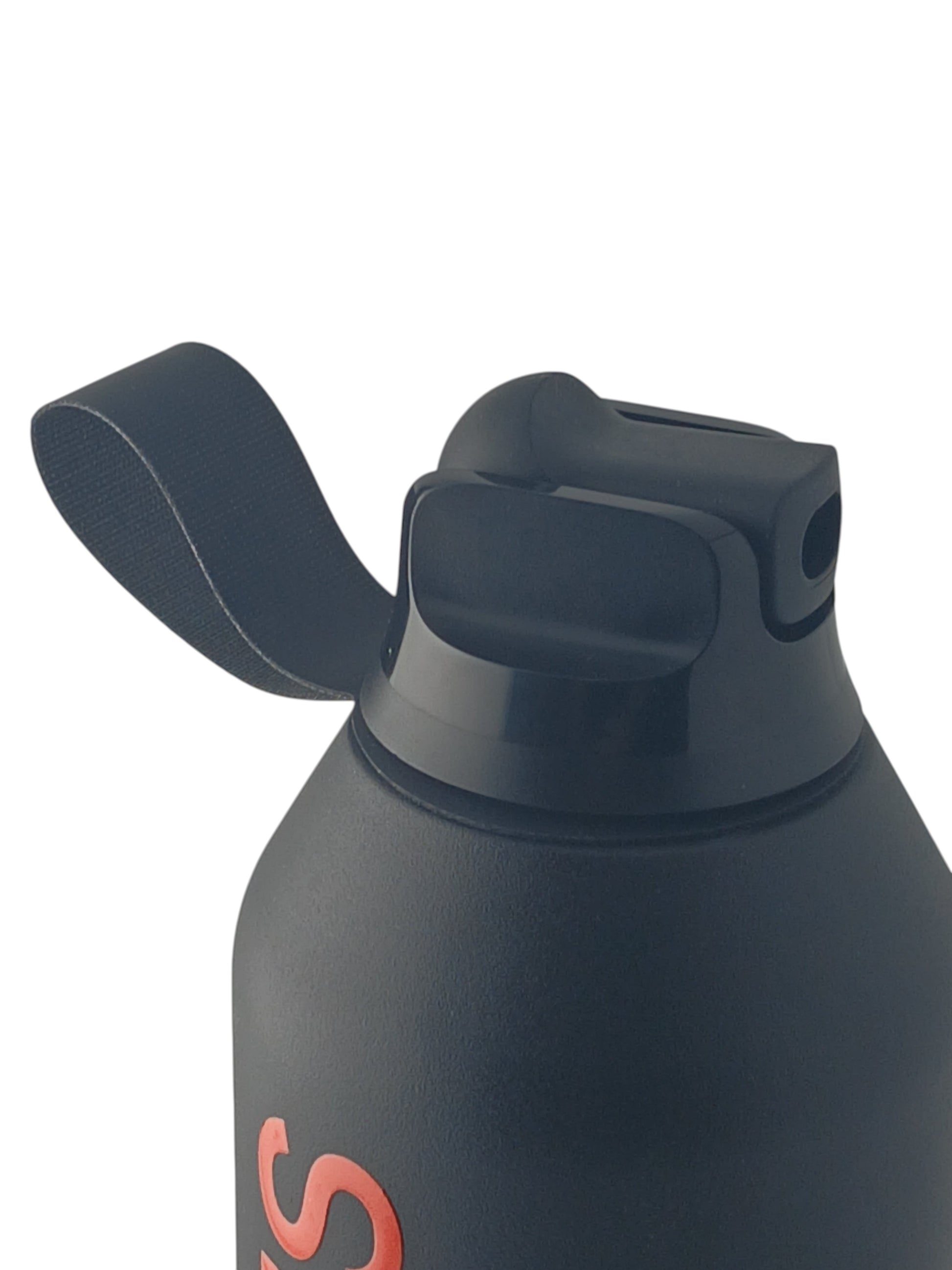 Department Store UK Chilly's Series 2 Midnight ombre flip lid water bottle with black carry loop