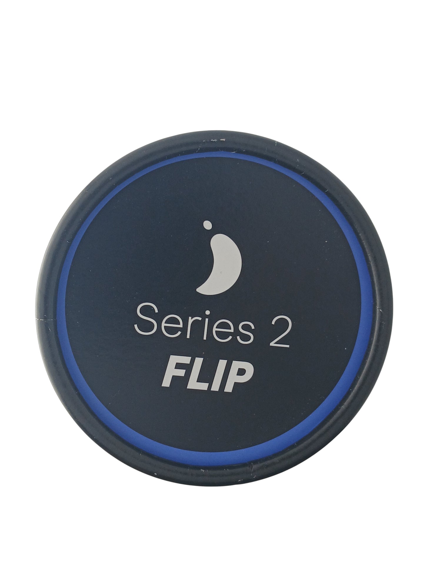 Department Store UK Chilly's Series 2 Flip water bottle lid in navy and black with white logo branding