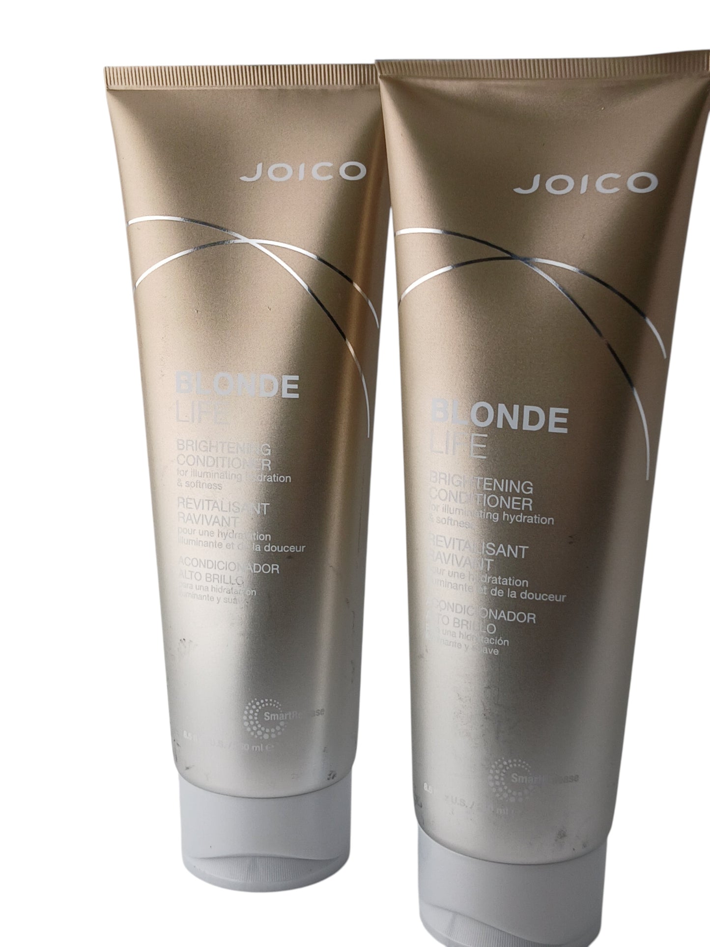 Department Store UK JOICO Blonde Life Brightening Conditioner twin pack in gold tubes for blonde hair care
