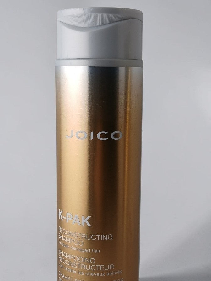 Department Store UK JOICO K-PAK Reconstructing Shampoo for damaged hair in a gold 300ml bottle