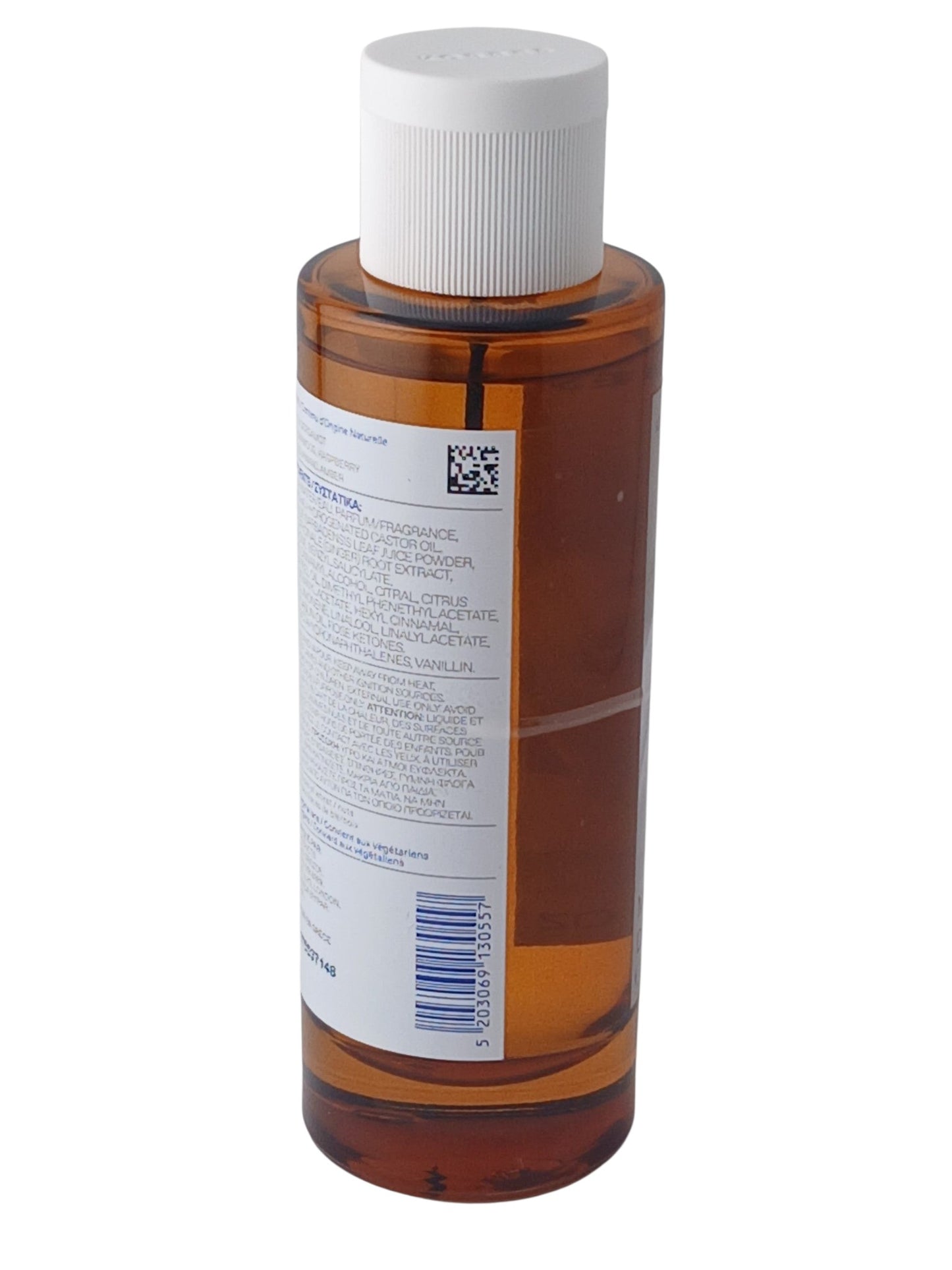 Department Store UK KORRES Midnight Dahlia body spray in a 100ml amber bottle with white cap and ingredient label