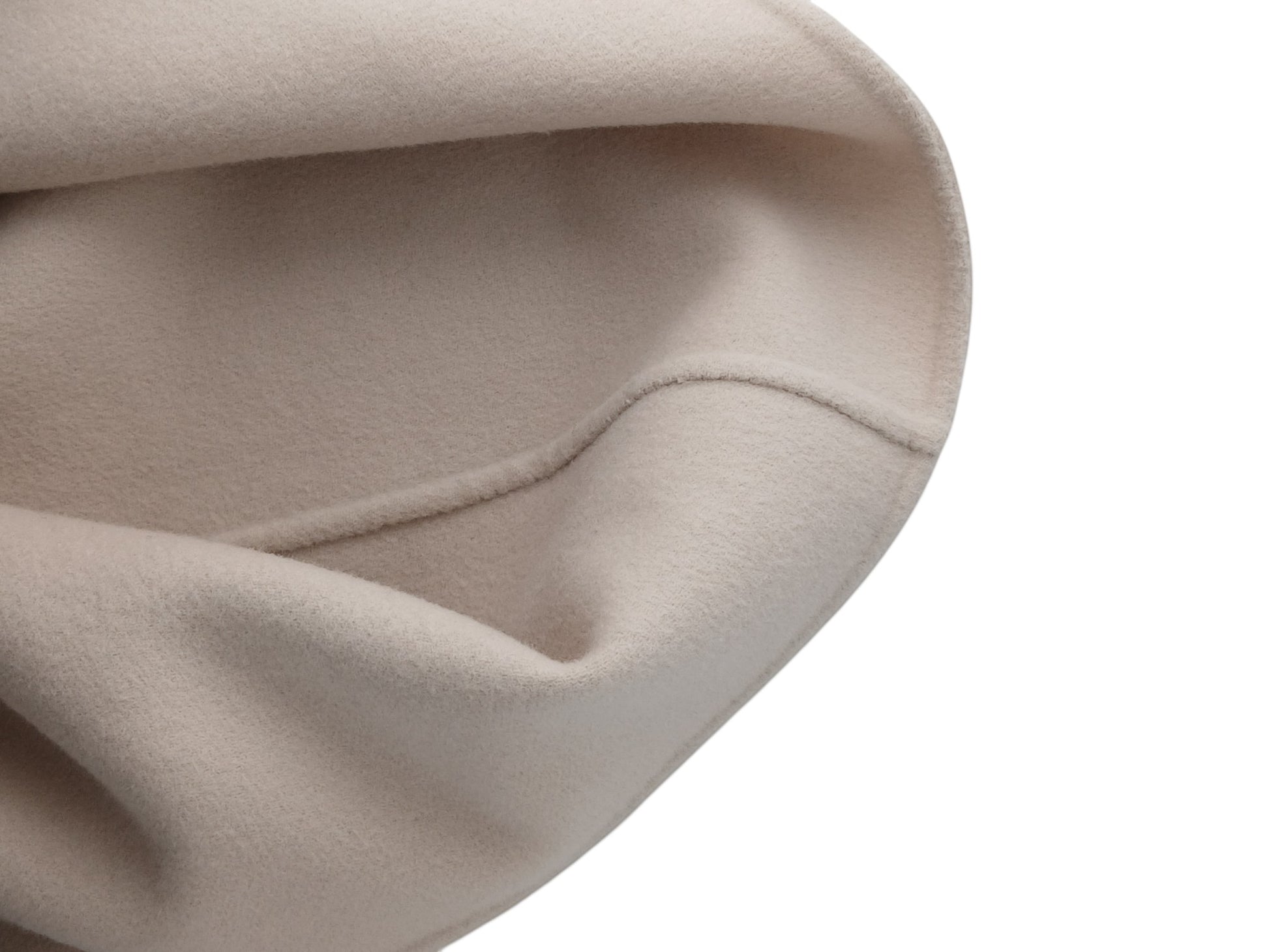 Department Store UK 'S Max Mara beige pure wool dress fabric detail showing soft texture and stitching