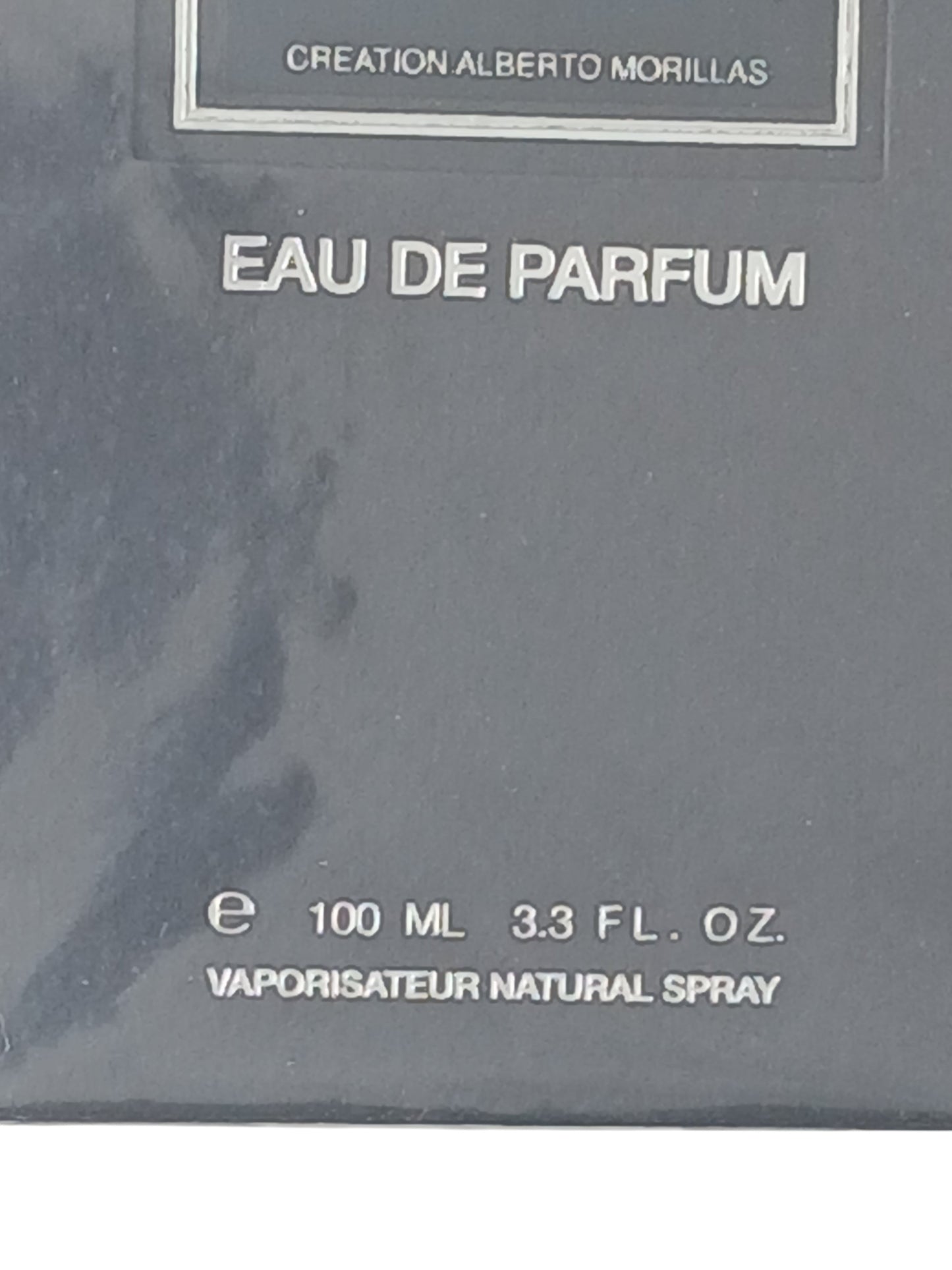 Department Store UK Mizensir Palissandre Night 100ml eau de parfum spray bottle packaging detail