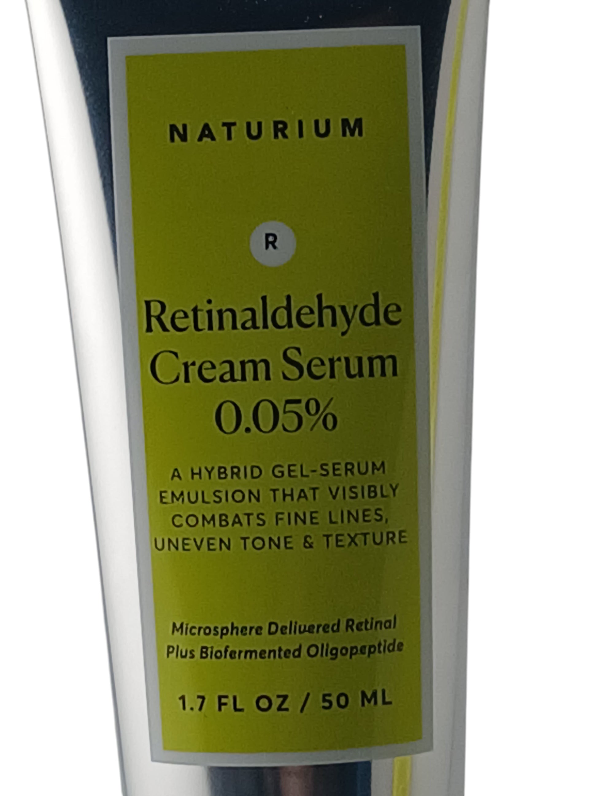 Department Store UK Naturium Retinaldehyde Cream Serum 0.05% anti-ageing treatment in a 50ml tube