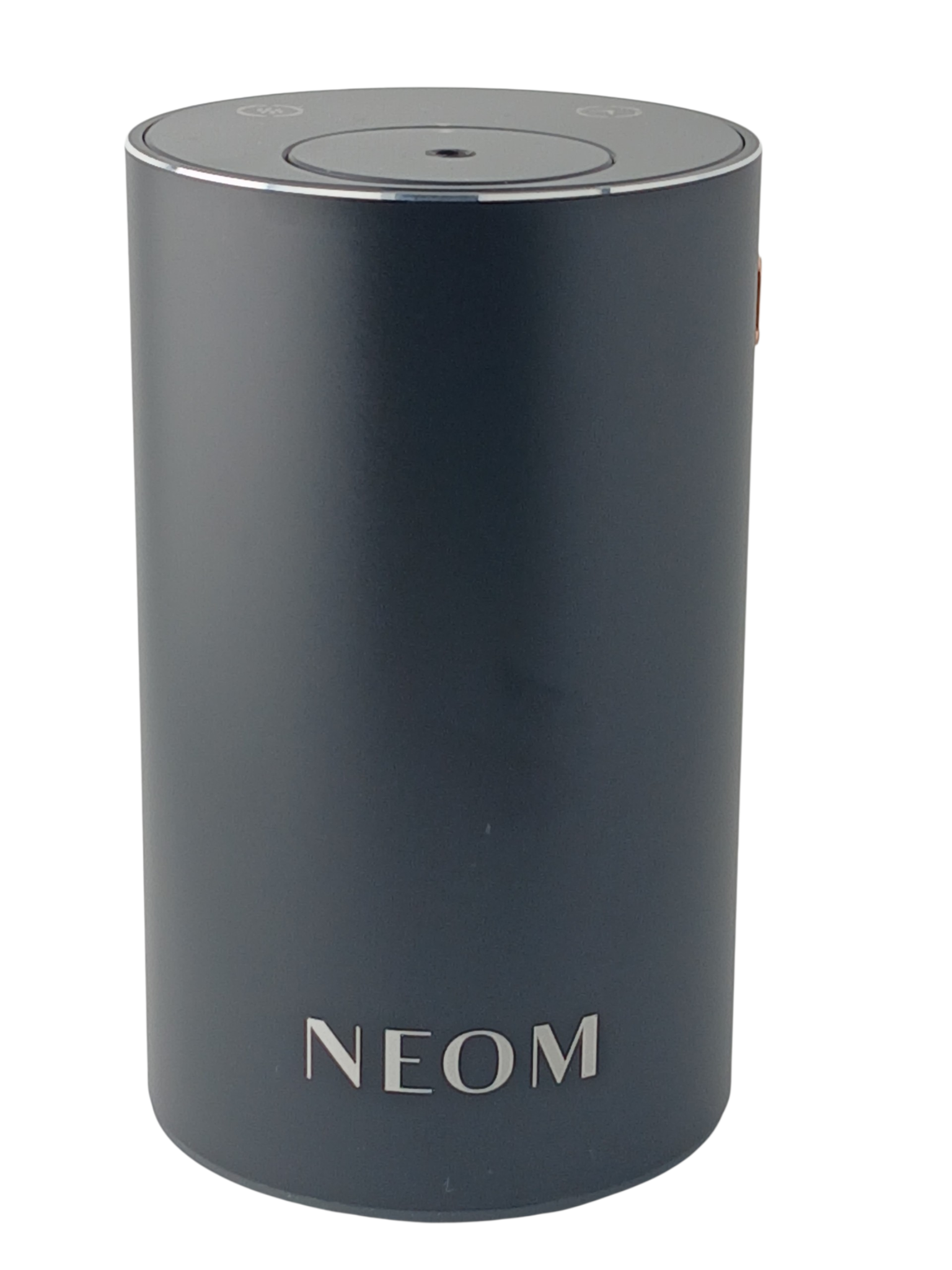 Department Store UK NEOM Wellbeing Pod Mini+ waterless essential oil diffuser in a sleek matte black finish