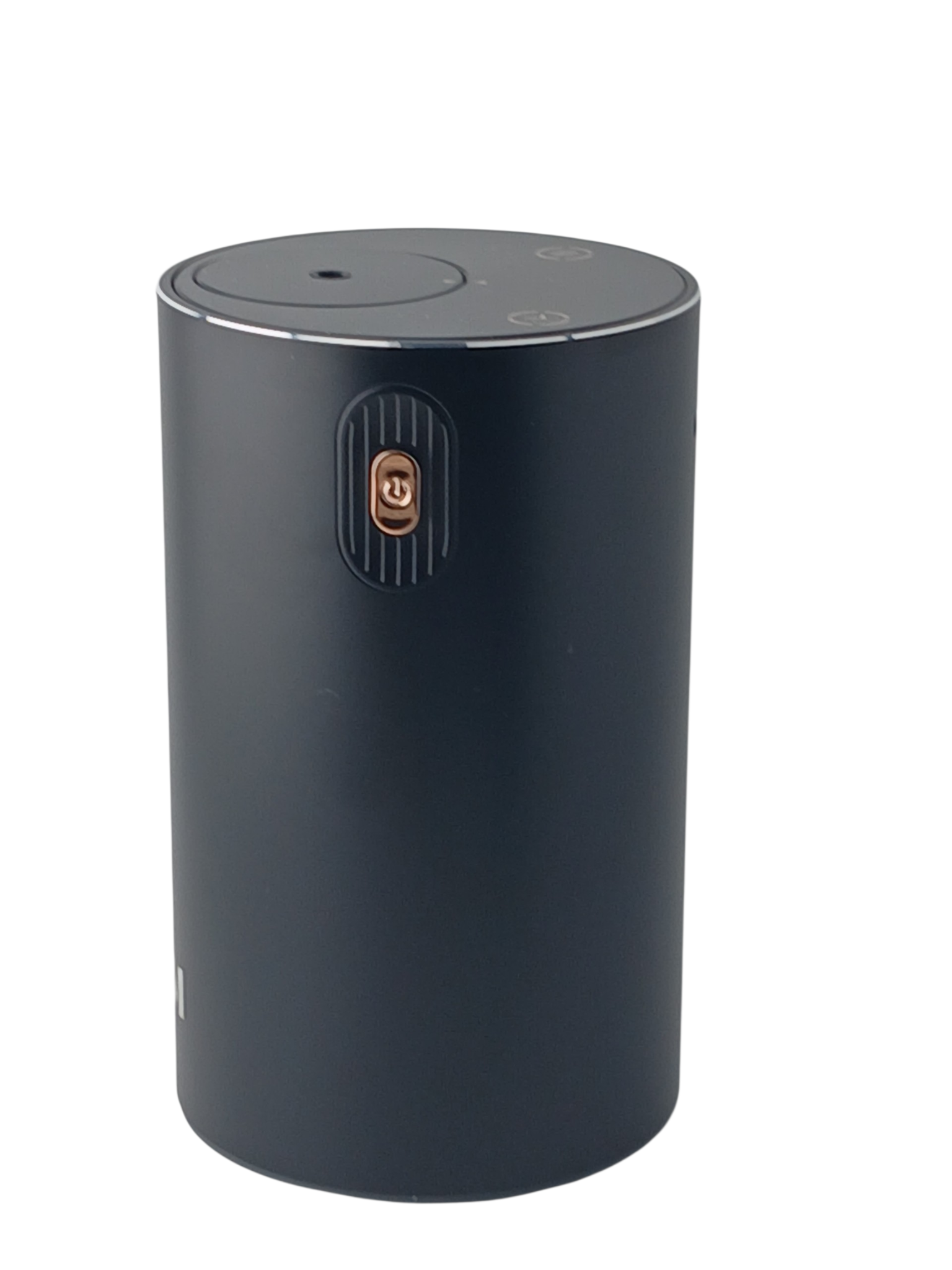 Department Store UK NEOM Wellbeing Pod Mini+ waterless essential oil diffuser in a sleek matte black finish.