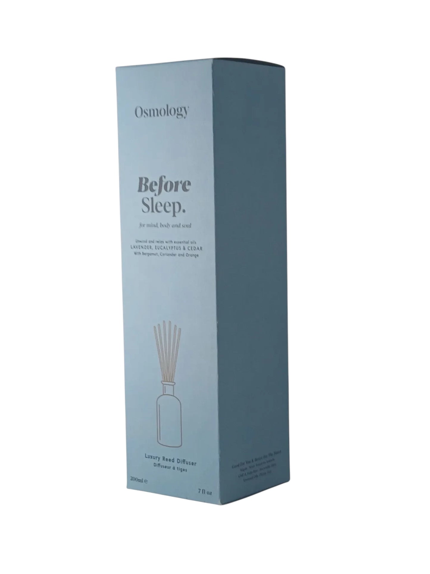 Department Store UK Osmology Before Sleep luxury reed diffuser box with lavender and eucalyptus scent notes