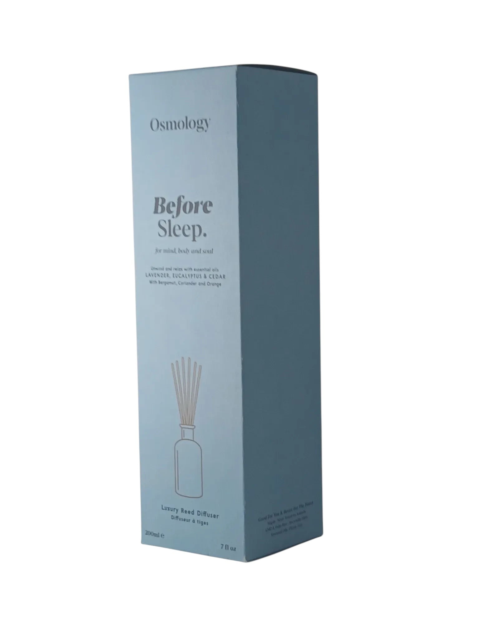 Department Store UK Osmology Before Sleep luxury reed diffuser box with lavender and eucalyptus scent notes