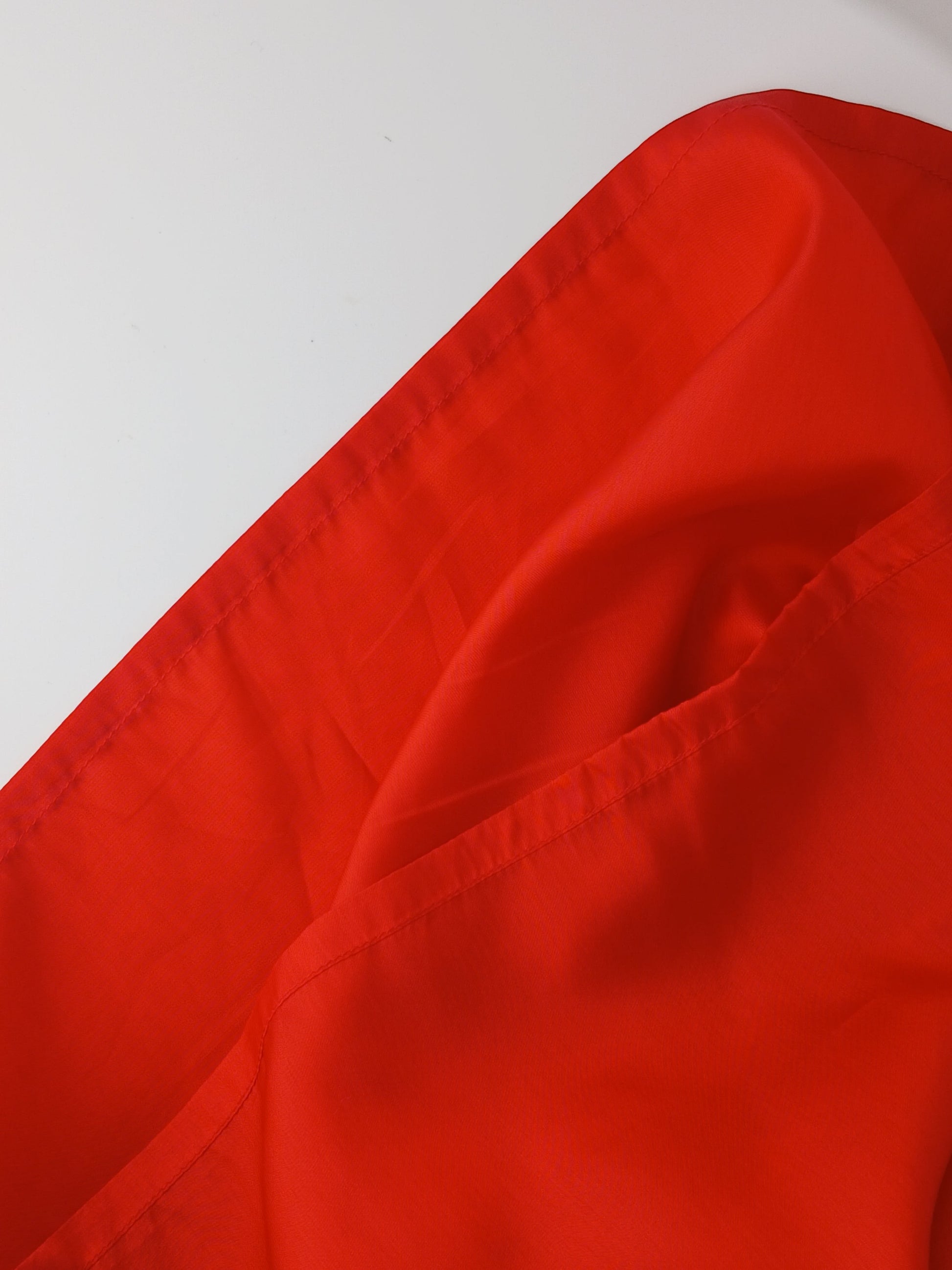 Department Store UK P.A.R.O.S.H. sleeveless shift dress in vibrant red fabric detail