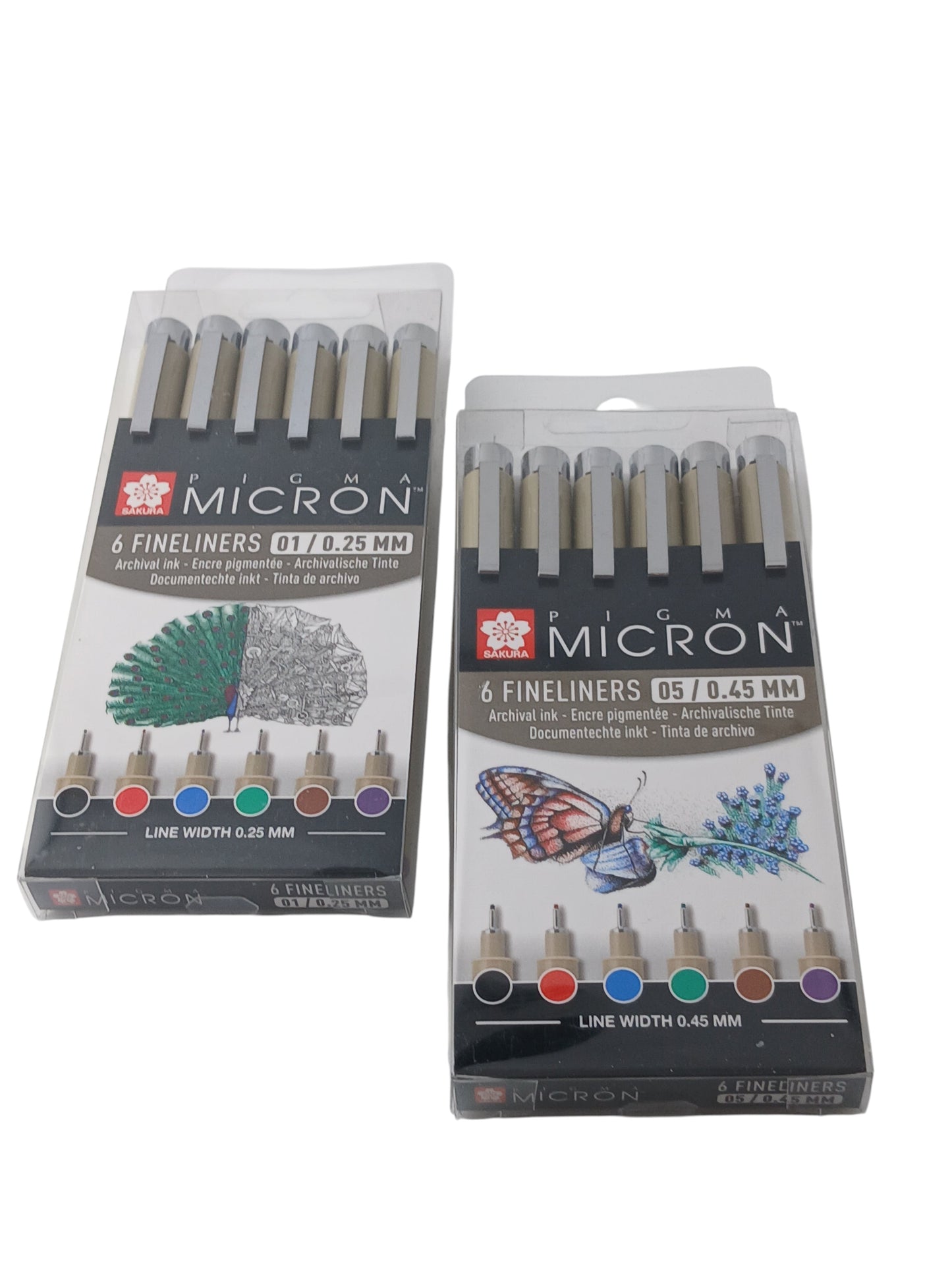 Department Store UK Pigma Micron fineliner pen sets with archival, waterproof ink in six assorted colours.