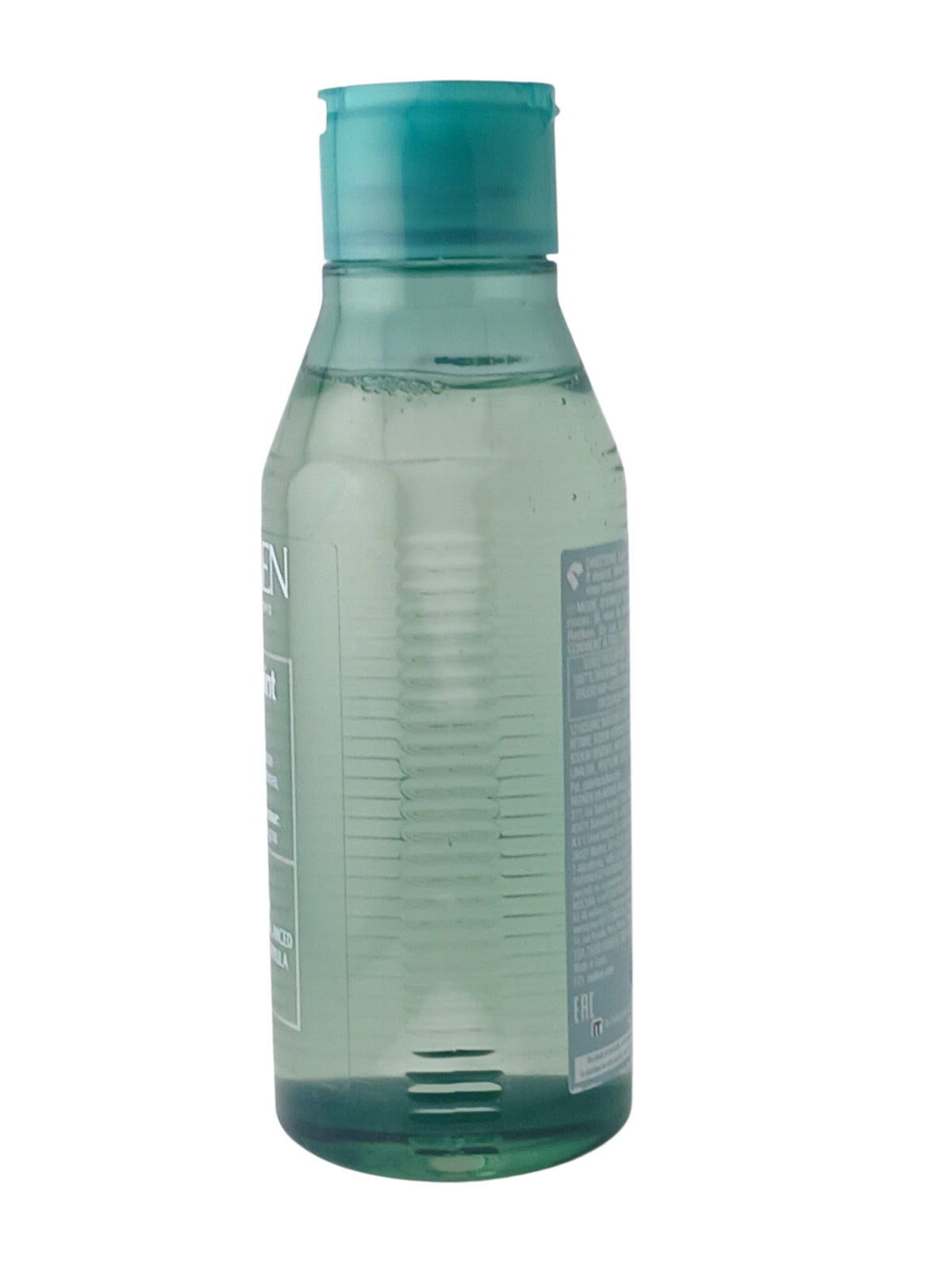 Department Store UK Redken Amino-Mint Shampoo bottle for oily scalps with a refreshing mint-green translucent design.