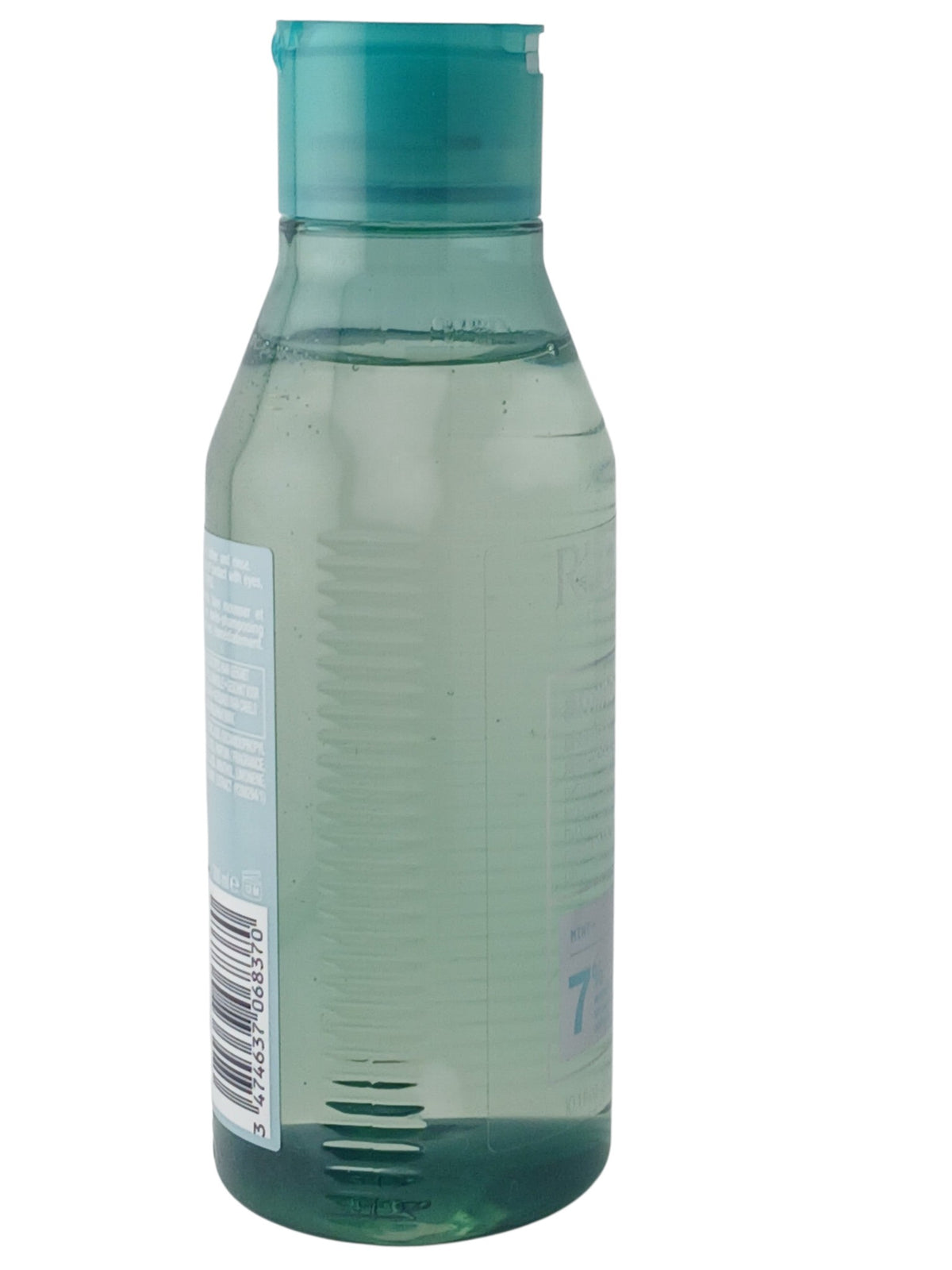 Department Store UK REDKEN Amino-Mint Shampoo in a clear green bottle with a teal flip-top cap for oily scalps.