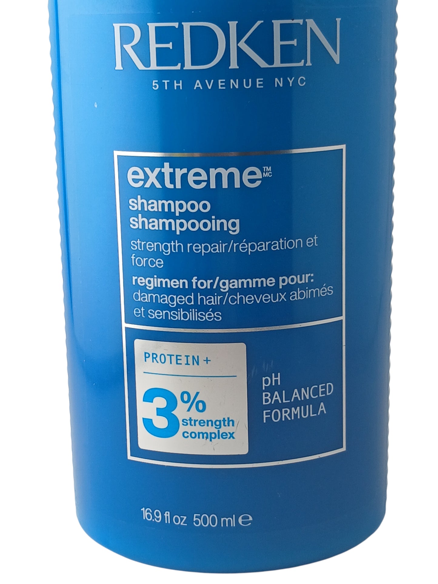 Department Store UK Redken Extreme shampoo bottle for damaged hair with 3% strength complex and pH balanced formula