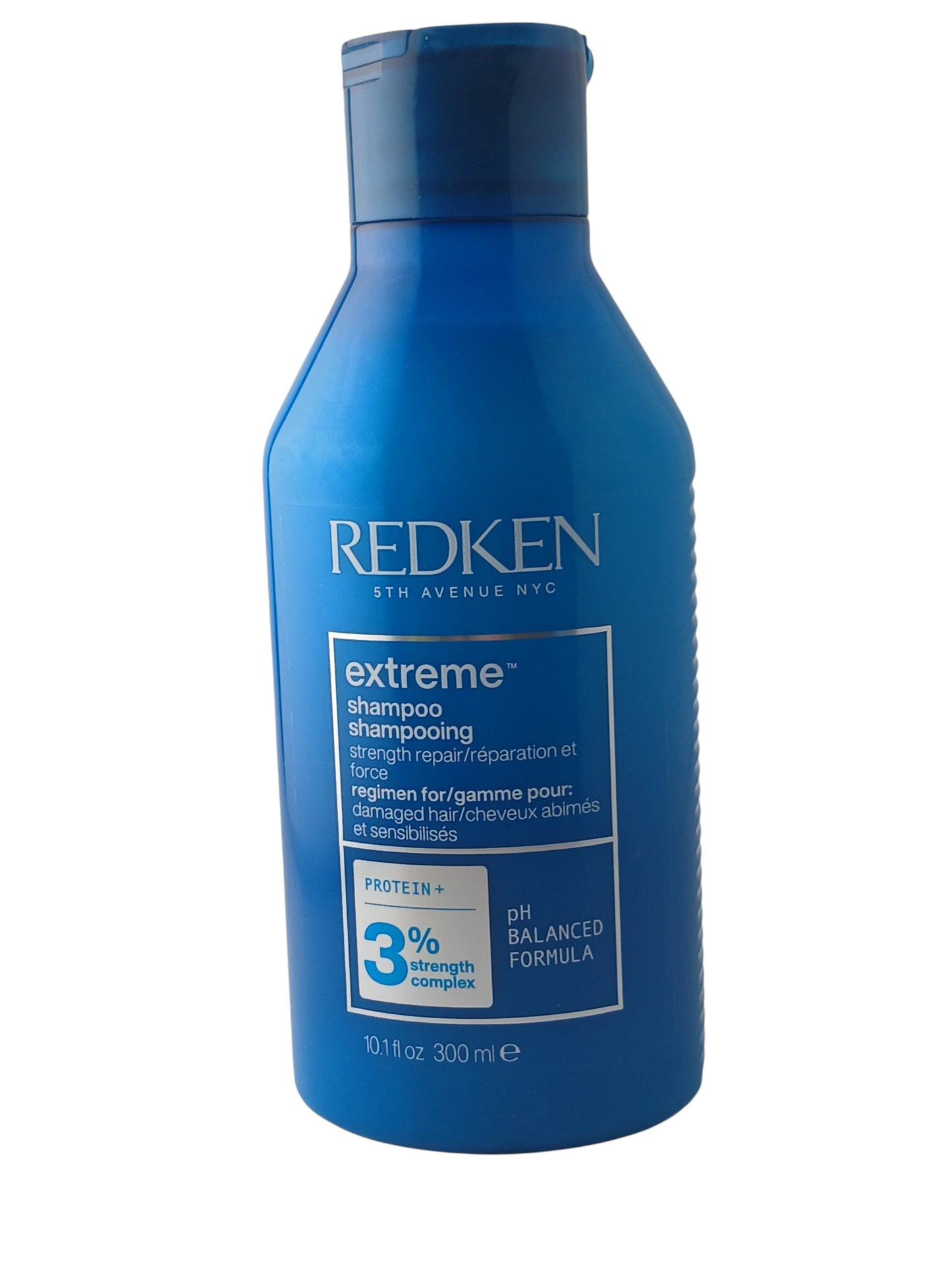 Department Store UK Redken Extreme strengthening shampoo for damaged hair in a blue 300ml bottle
